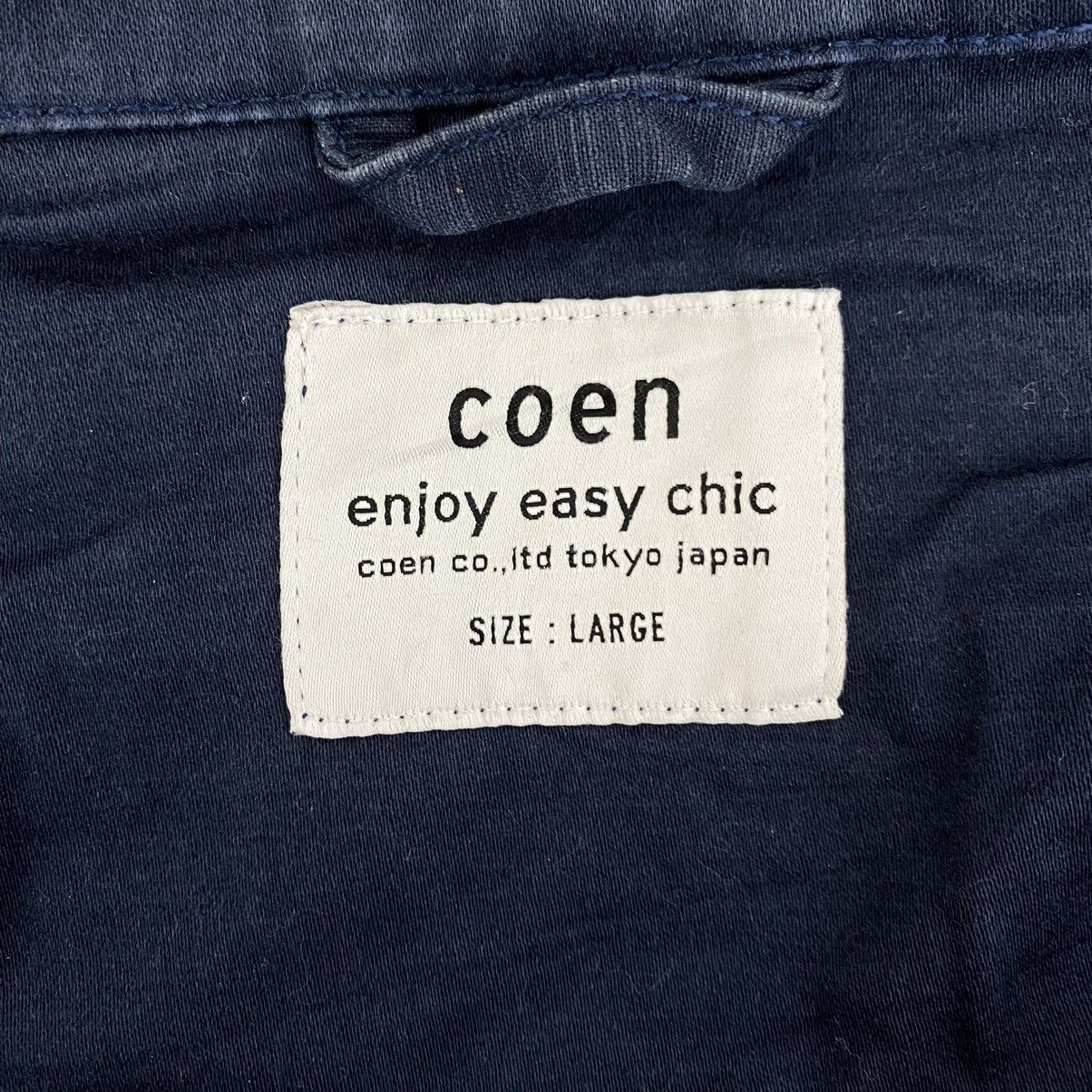 Japanese Brand COEN CO Japan Brand Black Patchwork Design Button Up Shirts Size US L / EU 52-54 / 3 - 3 Thumbnail