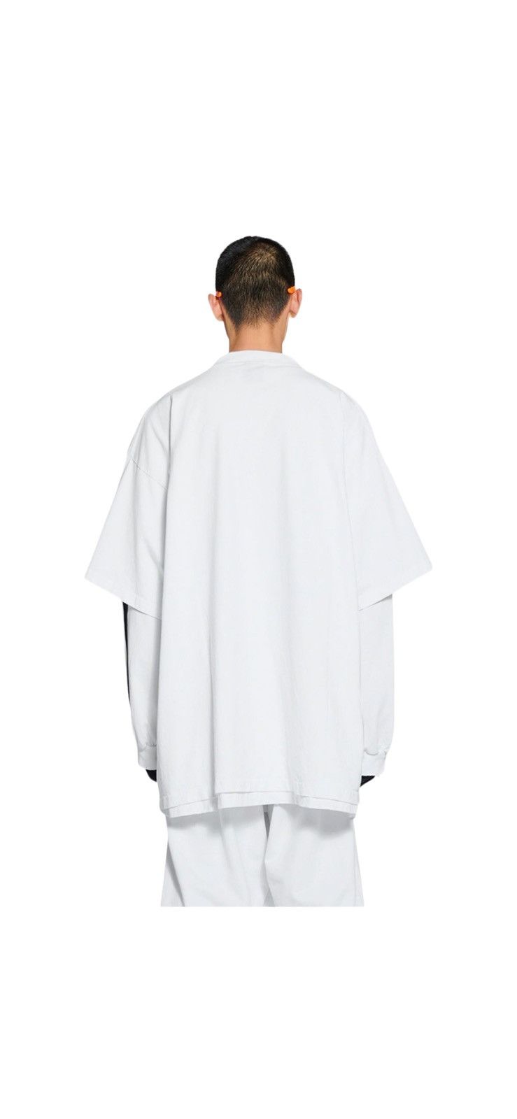 Adidas × Balenciaga Balenciaga X Adidas Embroidered T-shirt