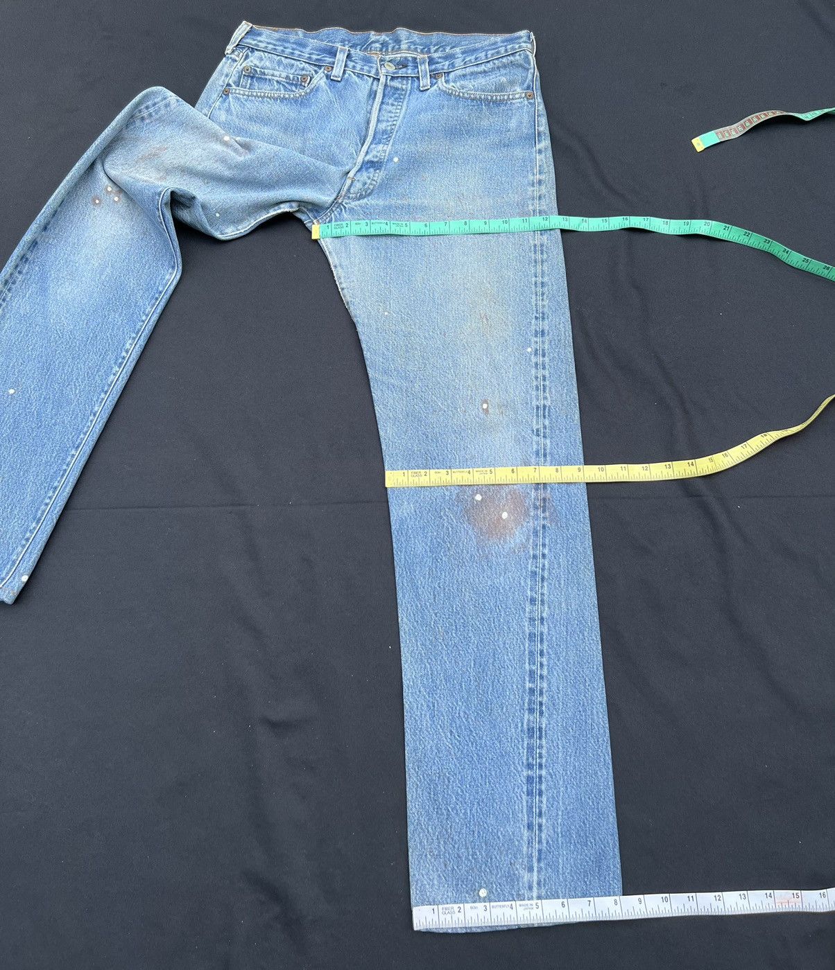 Levi's Vintage 80s Levi’s 501 #524 Redline Denim Jeans Size US 33 - 3 Thumbnail