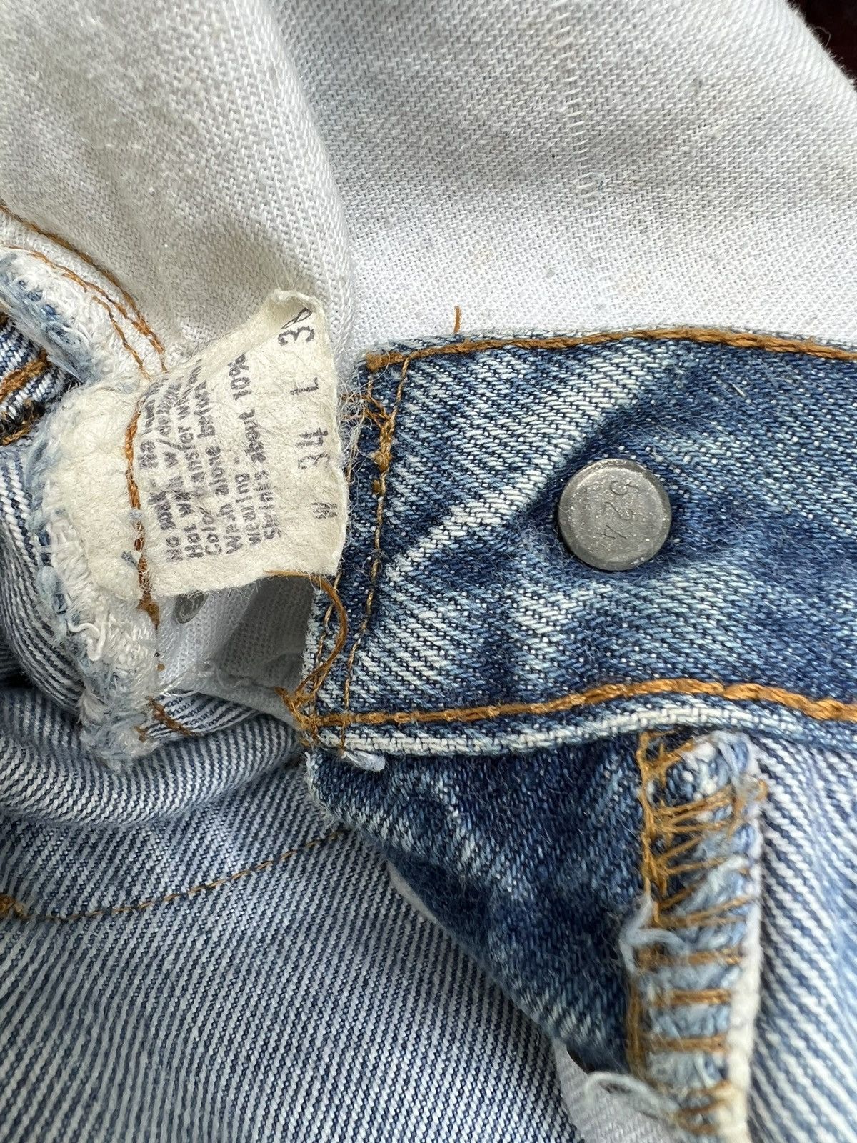 Levi's Vintage 80s Levi’s 501 #524 Redline Denim Jeans Size US 33 - 22 Thumbnail