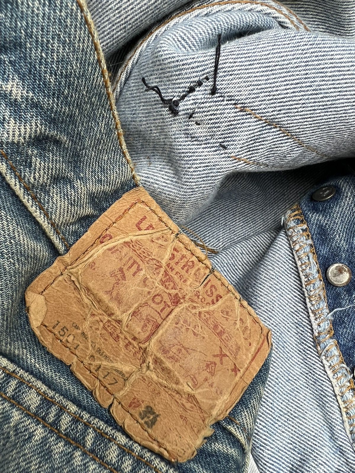 Levi's Vintage 80s Levi’s 501 #524 Redline Denim Jeans Size US 33 - 21 Thumbnail