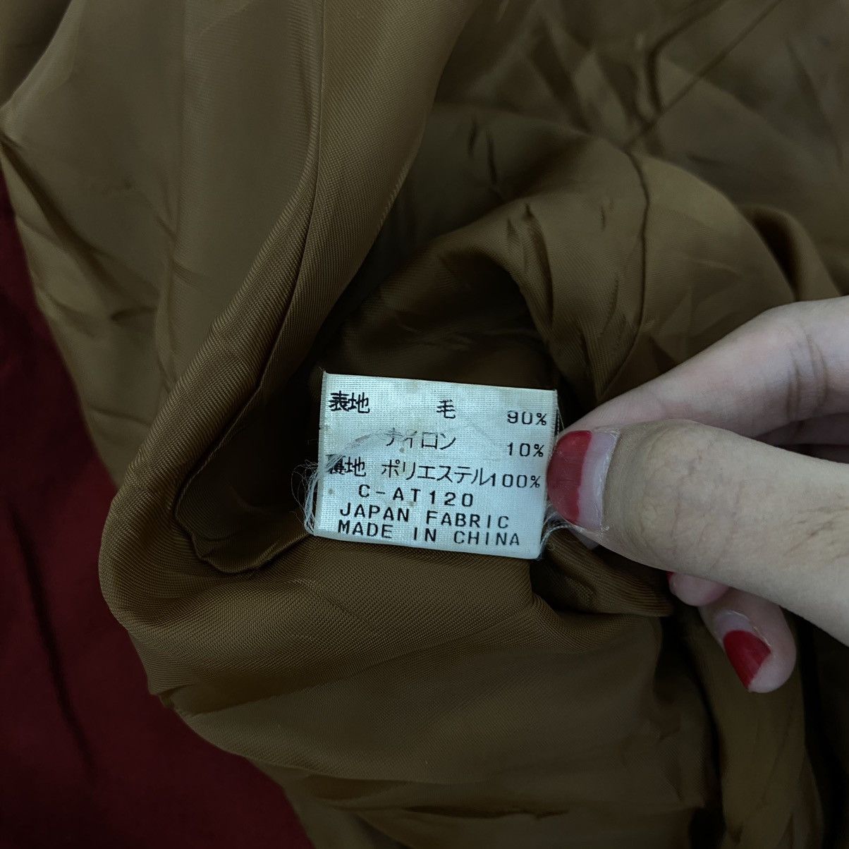 Vintage Vintage FORET ET TERRE Red Plain Blazer Coat Size M / US 6-8 / IT 42-44 - 6 Thumbnail