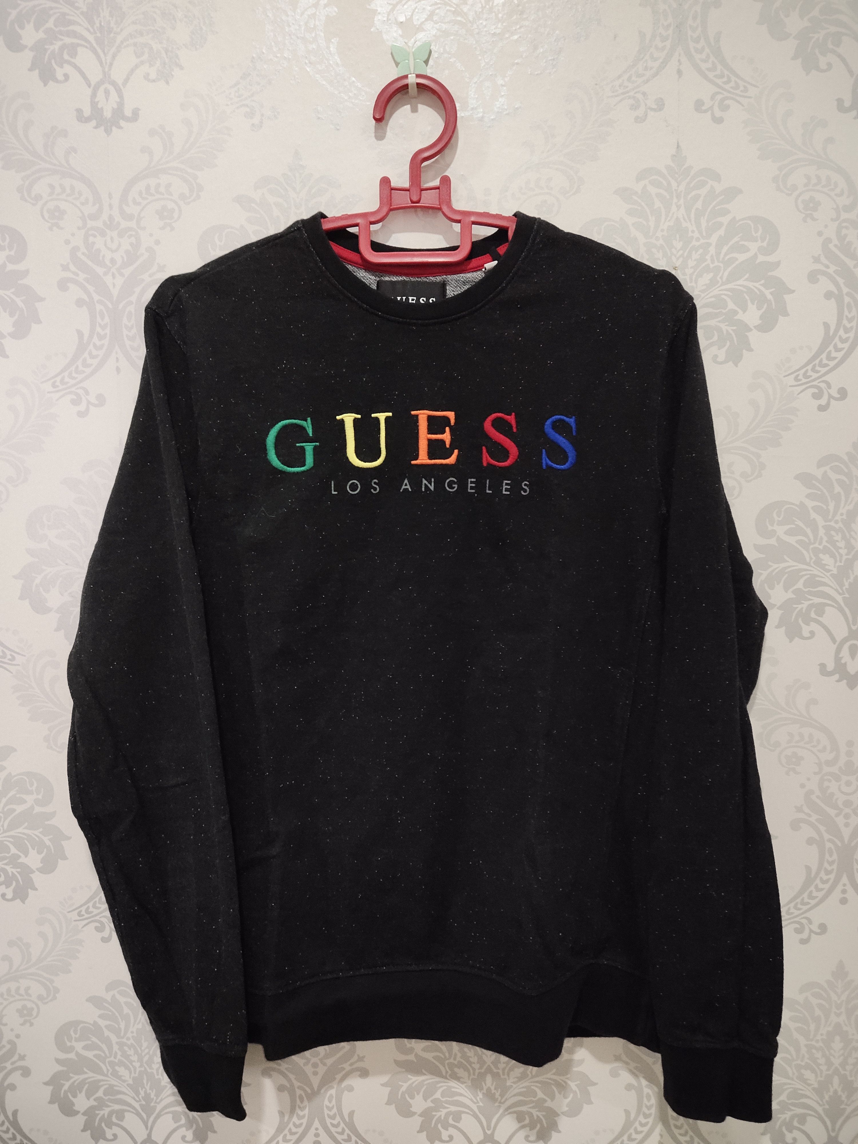 Guess Guess Colorful Embroidered Spellout Sweatshirt Size US S / EU 44-46 / 1 - 4 Thumbnail