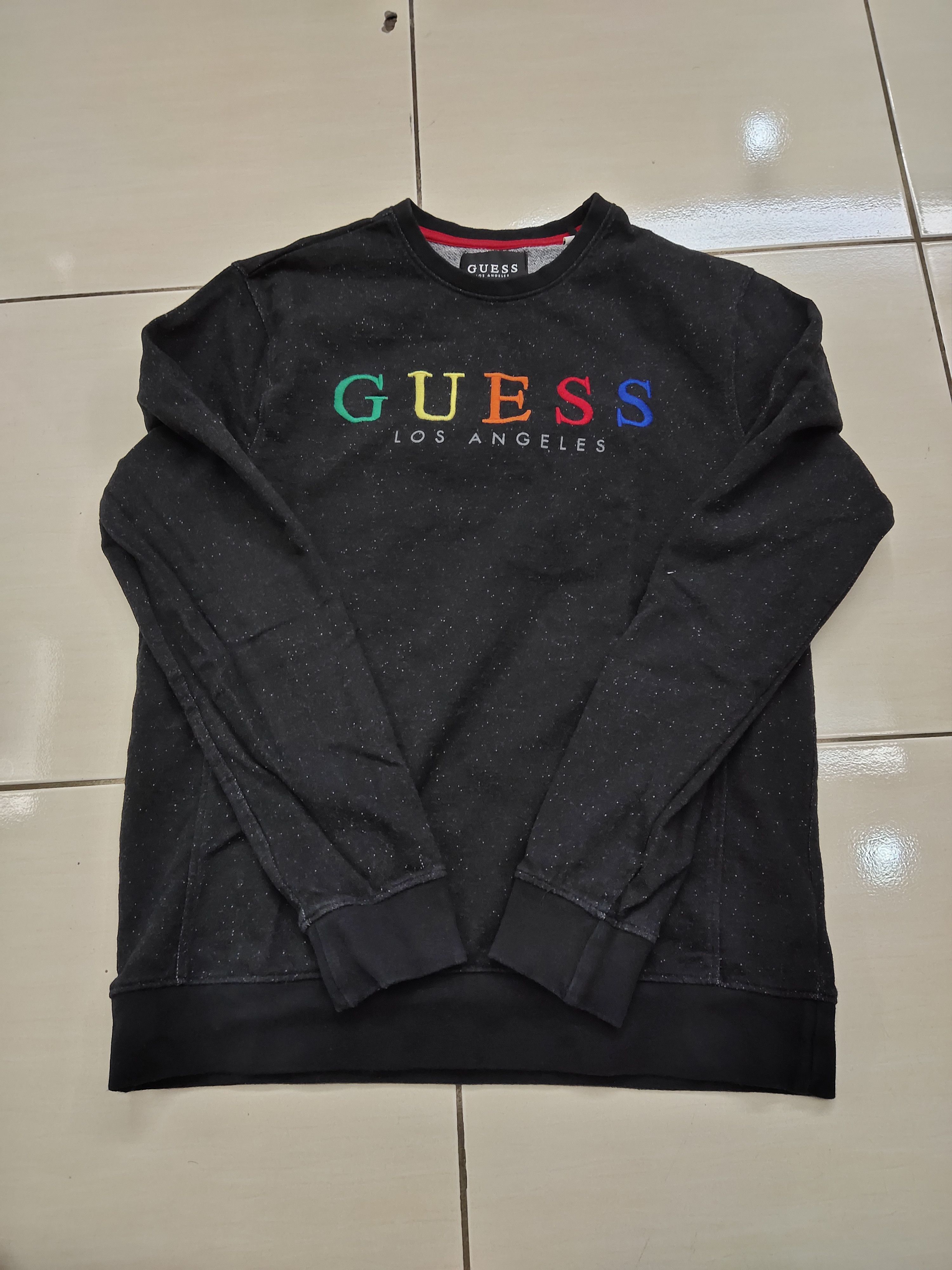 Guess Guess Colorful Embroidered Spellout Sweatshirt Size US S / EU 44-46 / 1 - 2 Thumbnail