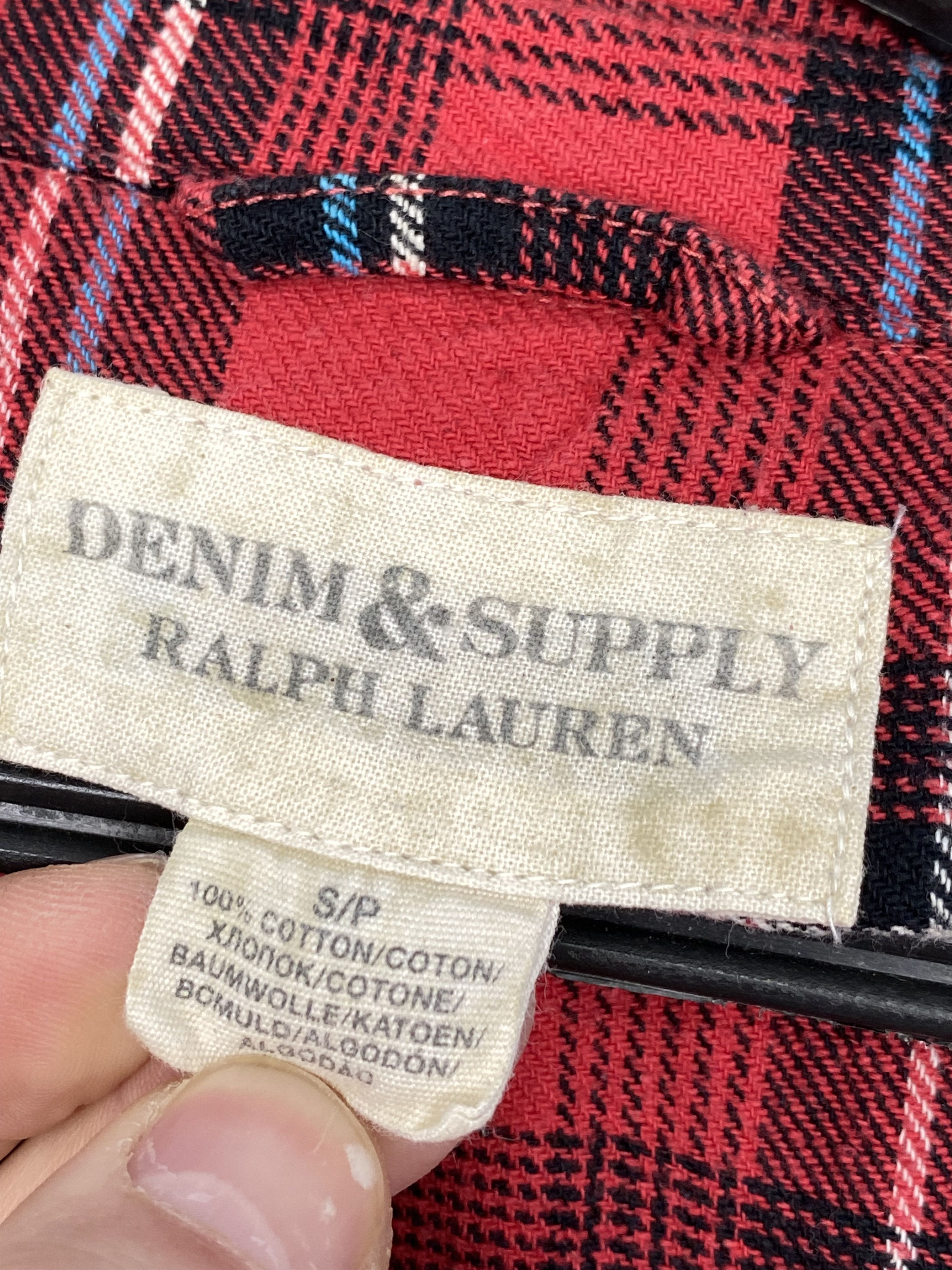 Ralph Lauren Ralph Lauren Denim Supply Checkered Flannel Shirt Size US S / EU 44-46 / 1 - 8 Thumbnail