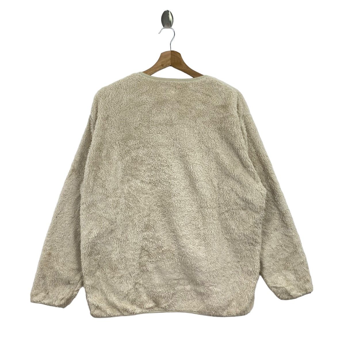 Engineered Garments ENGINEERED GARMENTS UNIQLO Sherpa Fleece Cream Sweatshirt Size US L / EU 52-54 / 3 - 6 Thumbnail