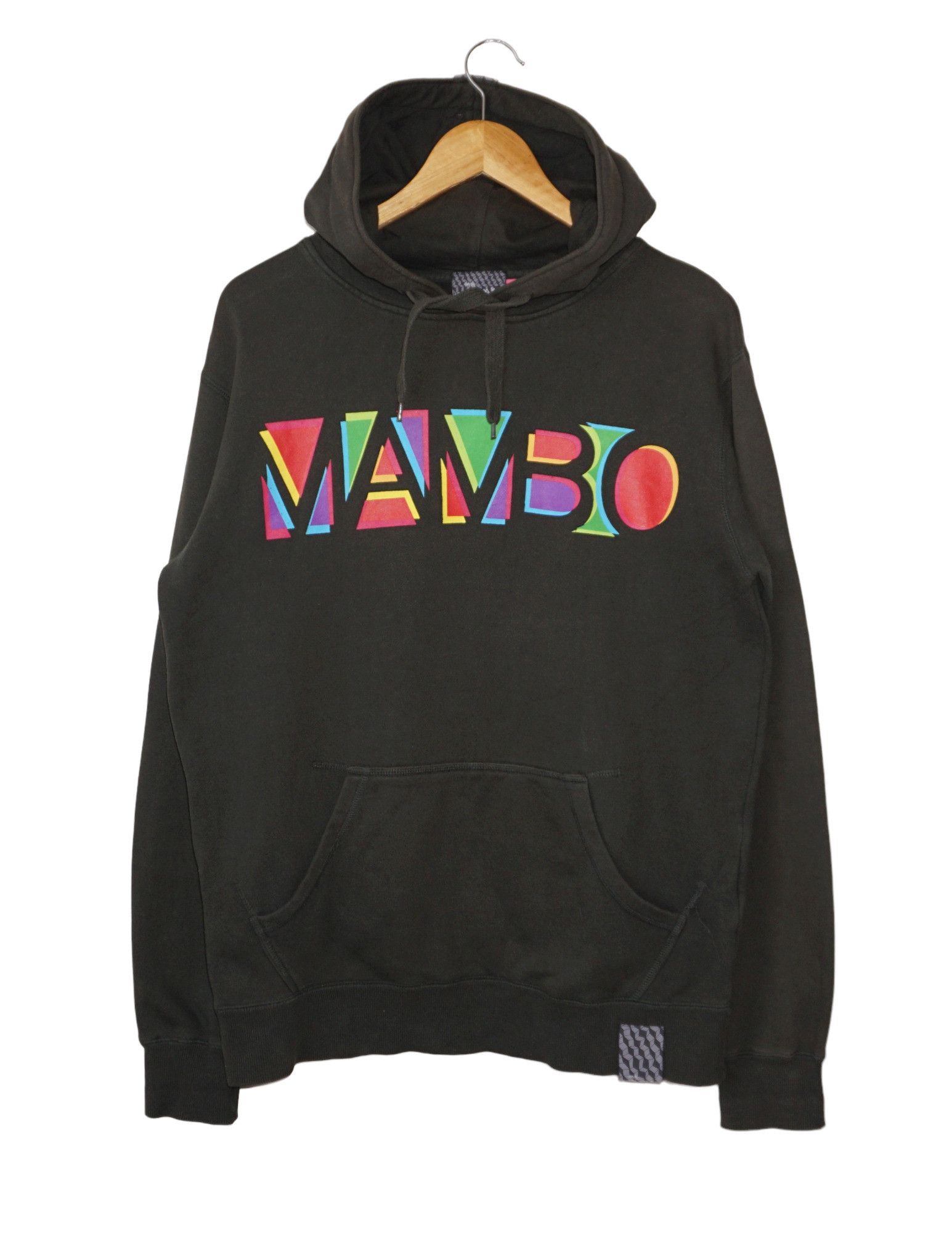 Mambo Vintage Big Logo Khaki Hoodie Sweatshirt