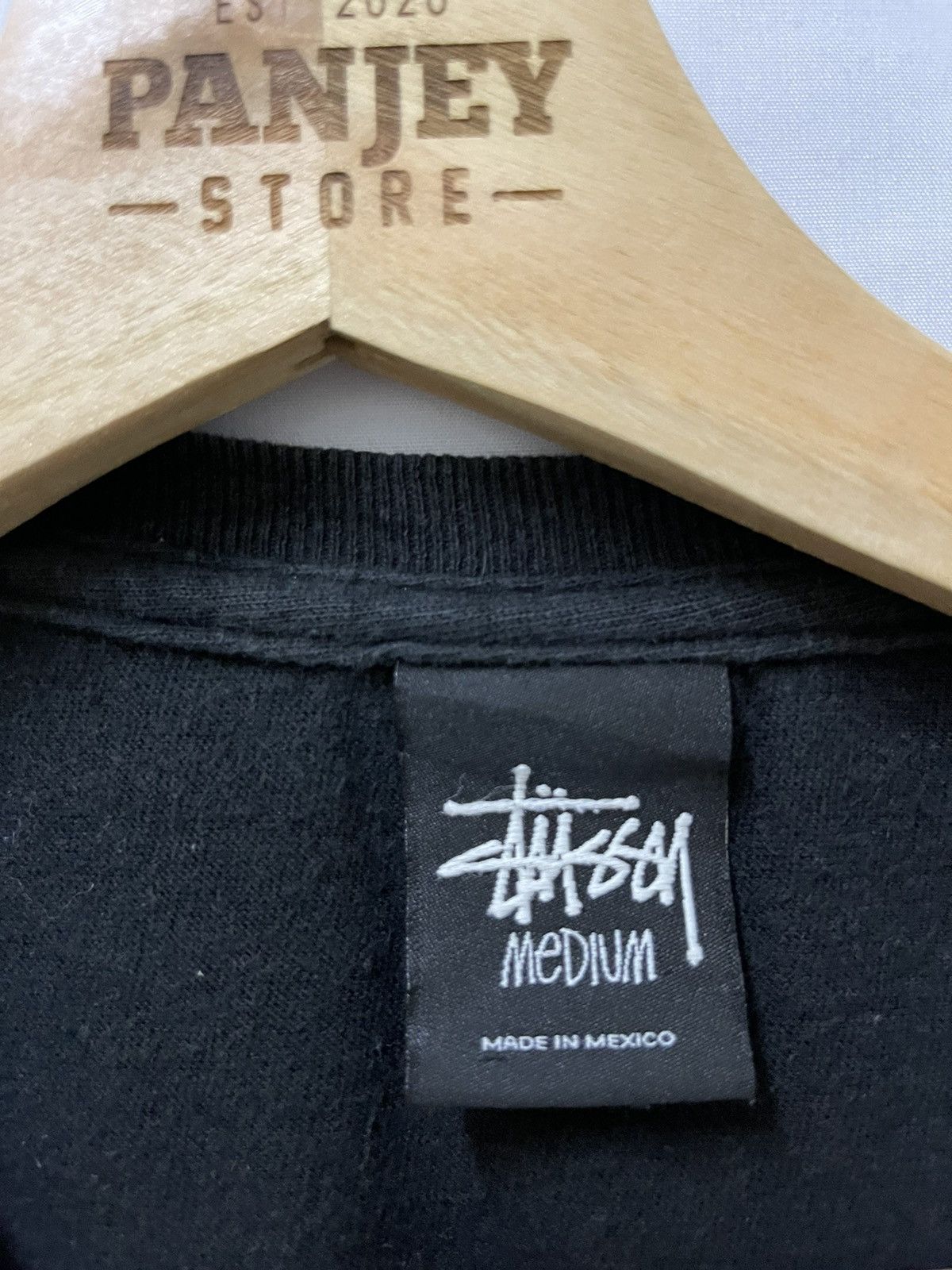 Japanese Brand × Stussy Stussy All Over Big Logo T-shirt Black Size US M / EU 48-50 / 2 - 4 Thumbnail
