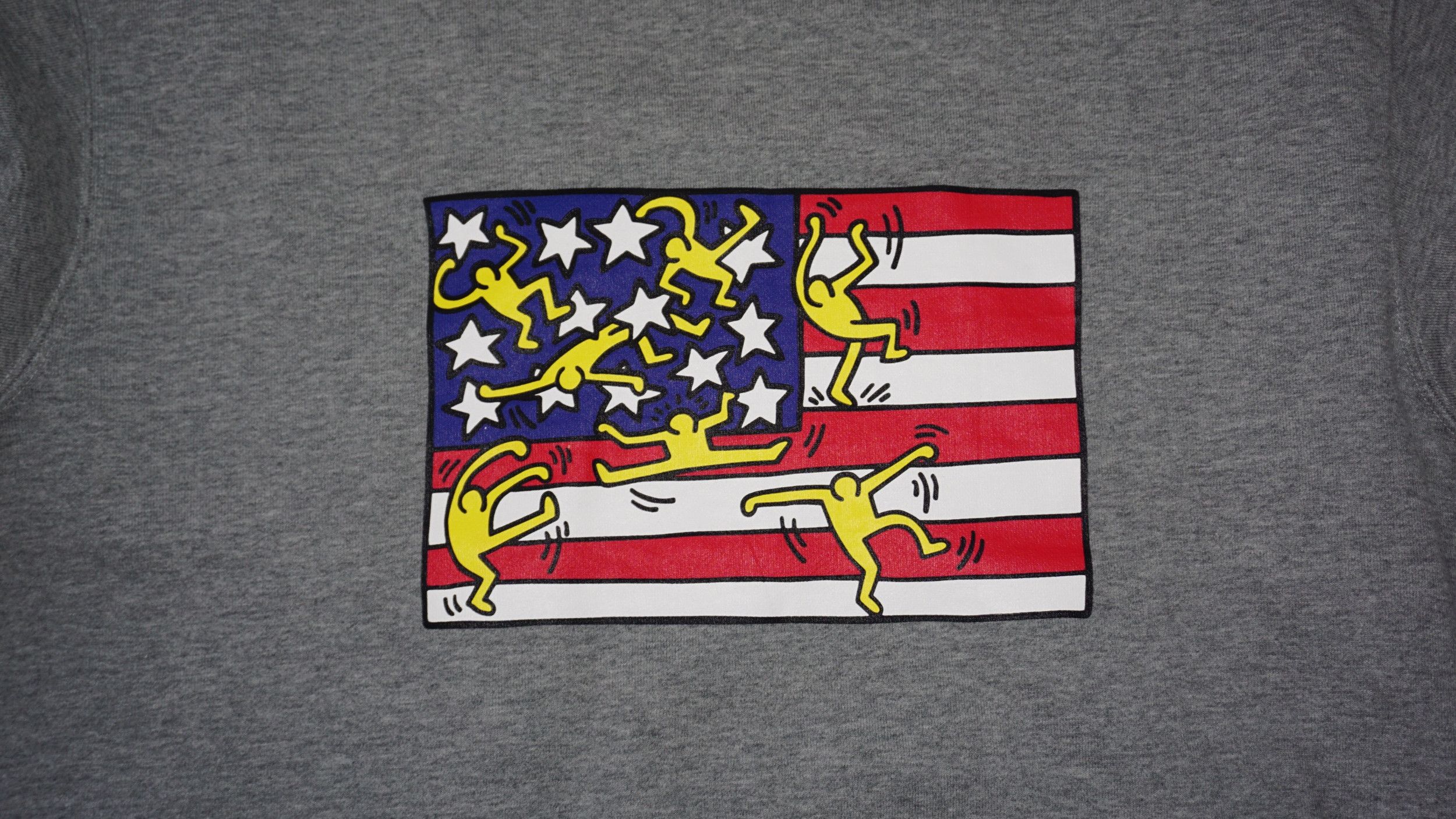 Keith Haring × Uniqlo Keith Haring x Uniqlo USA Flag Big Print Sweatshirt Size US XL / EU 56 / 4 - 3 Thumbnail