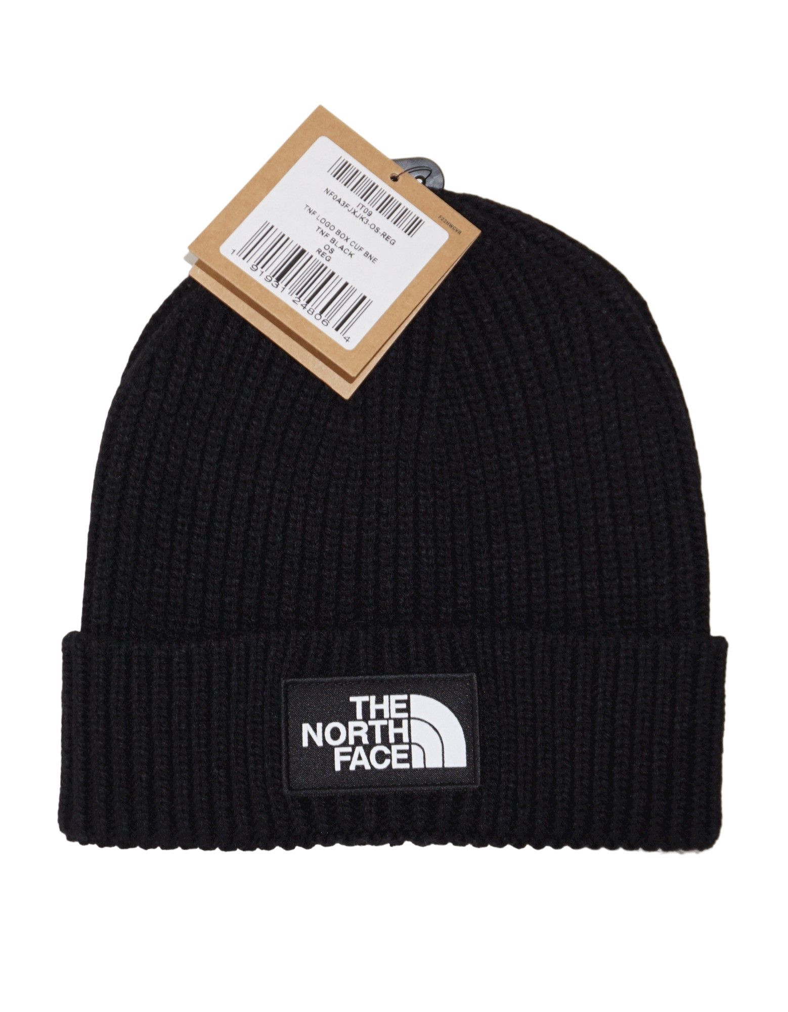 The North Face The North Face Big Logo Cuffed Beanie Black NEW WITH TAGS Size ONE SIZE - 1 Thumbnail