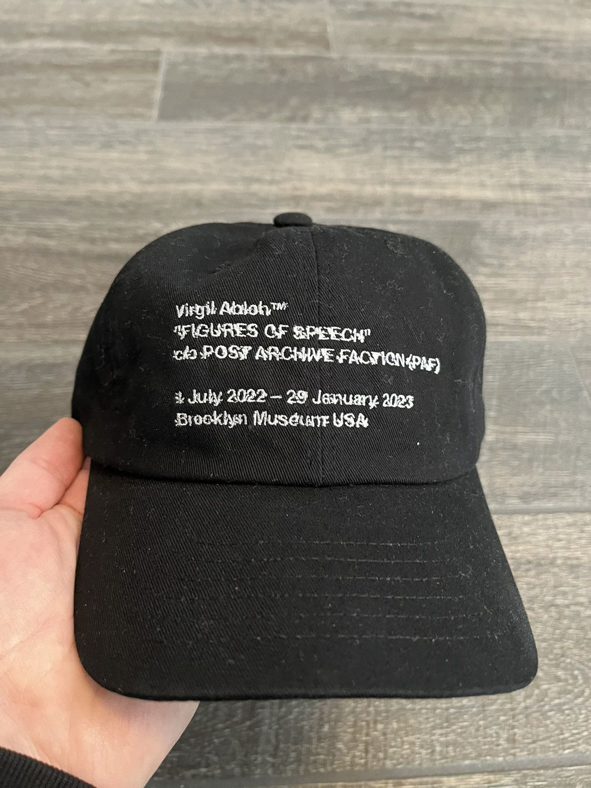 Virgil Abloh PAF x Figures of Speech Cap | Grailed