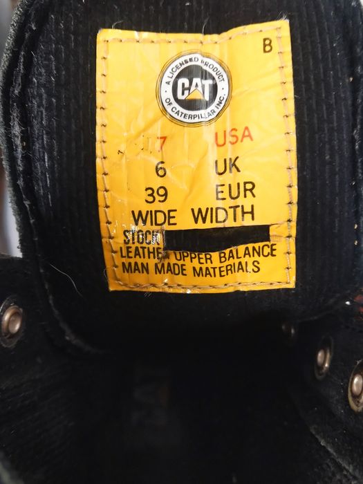 Caterpillar Caterpillar black leather boots, cat Grailed