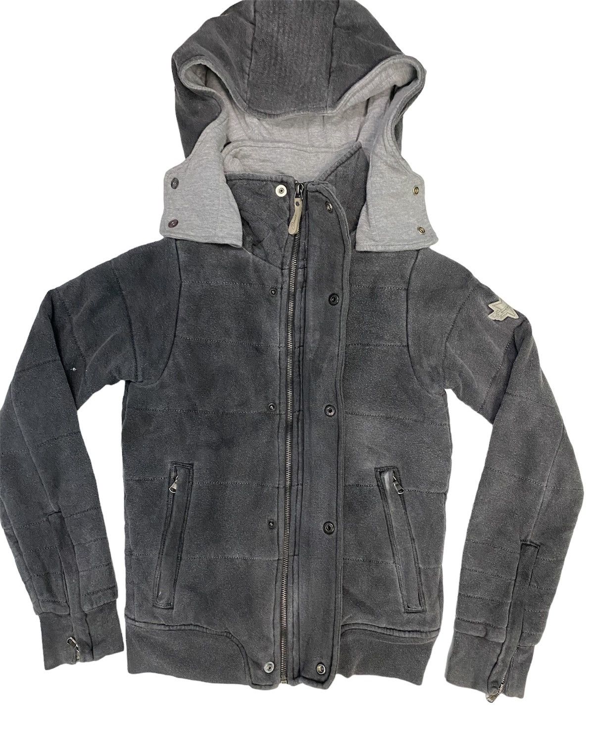 Diesel × Vintage Vintage diesel punk style jacket zipper Size US XXS / EU 40 - 2 Thumbnail