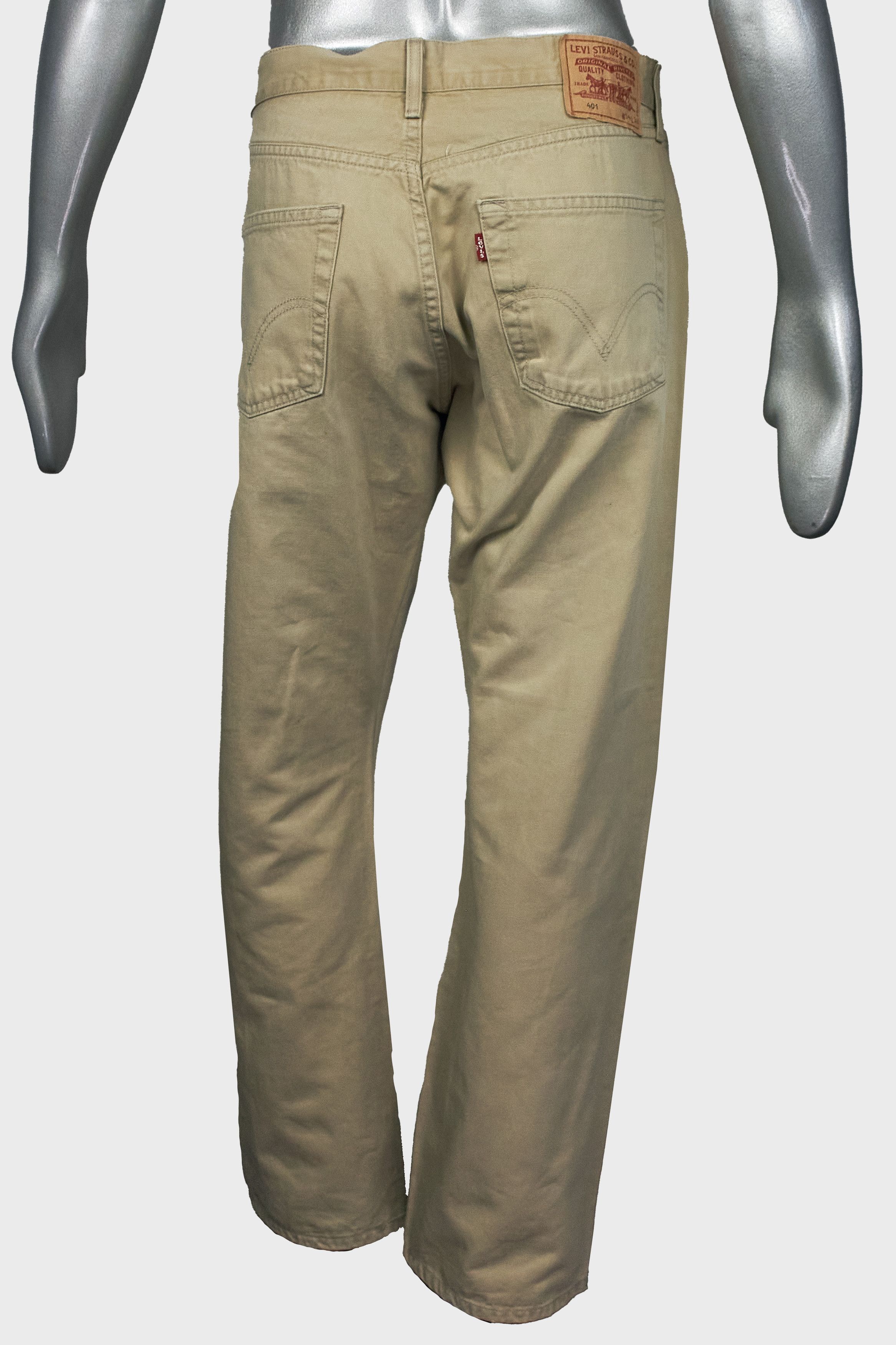 Levi's Vintage Levi's Men's Beige Jeans, Casual Pants Y2K Size US 34 / EU 50 - 6 Thumbnail