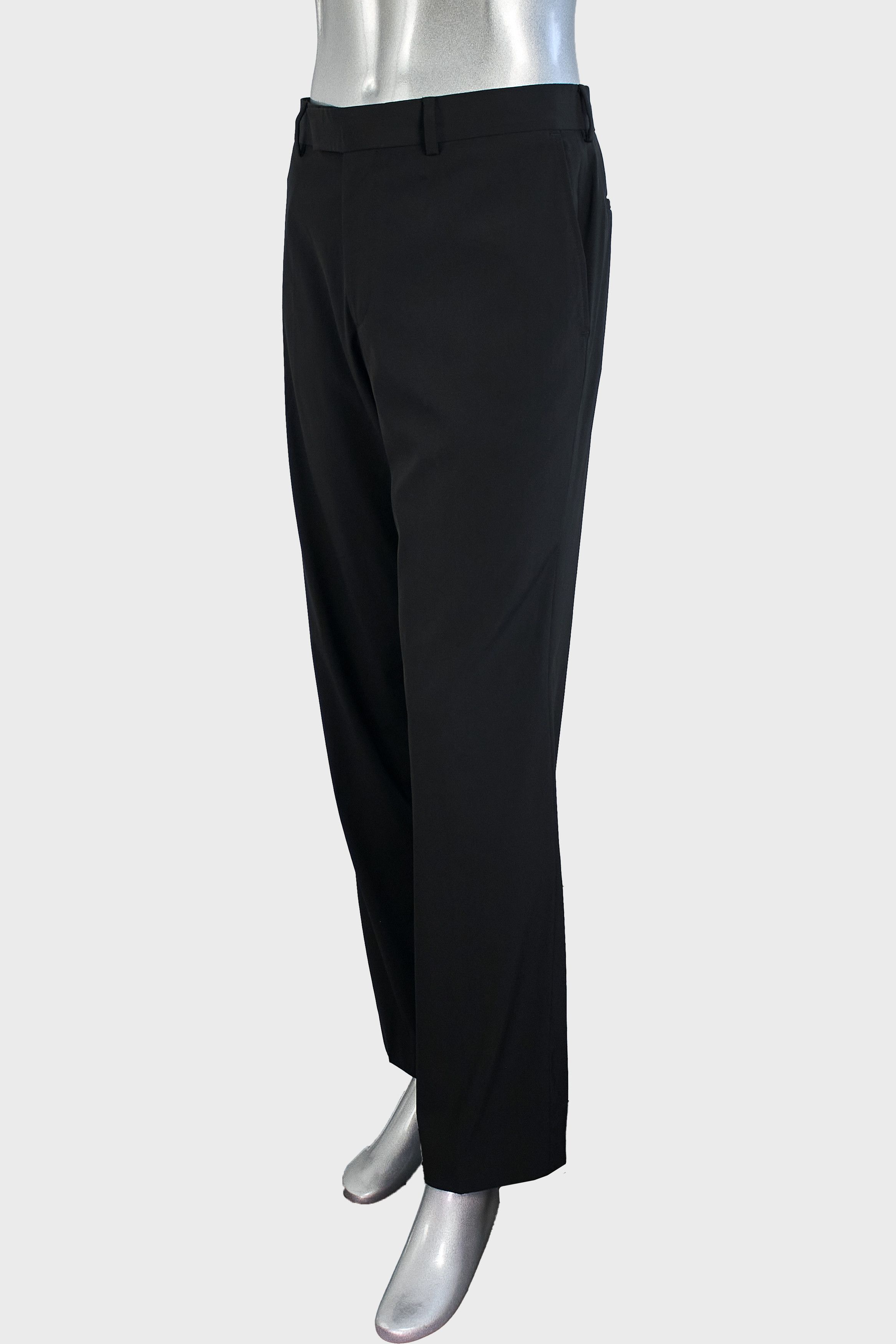 Hugo Boss Hugo Boss Mens dress wool black pants trousers Size US 34 / EU 50 - 4 Thumbnail