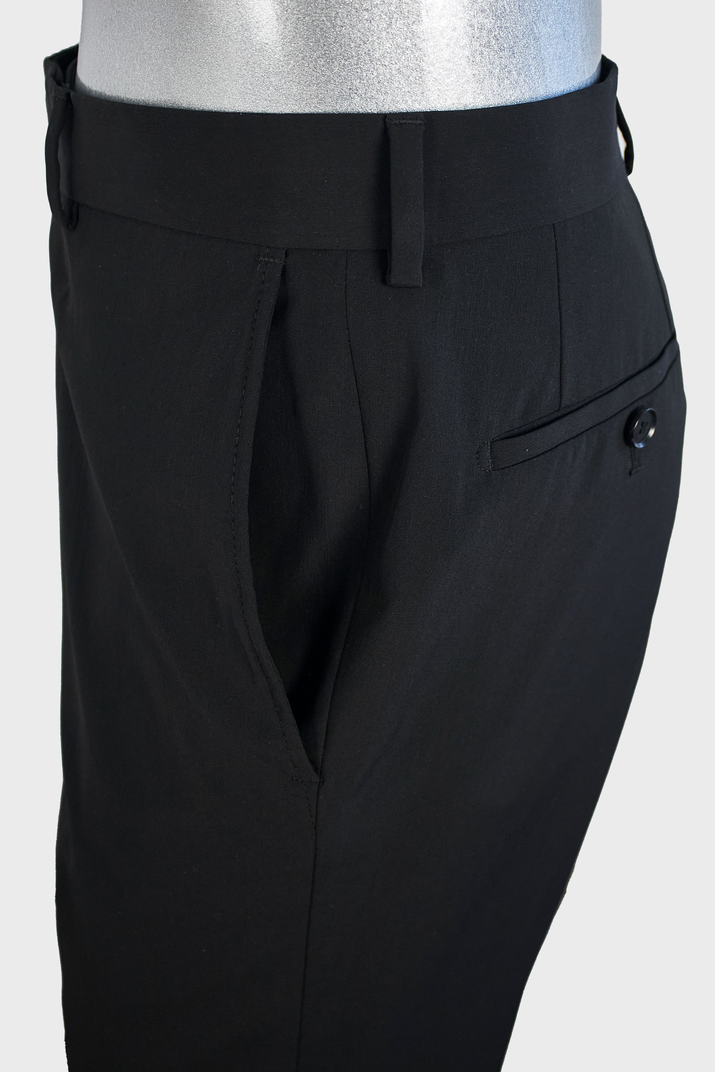 Hugo Boss Hugo Boss Mens dress wool black pants trousers Size US 34 / EU 50 - 9 Thumbnail