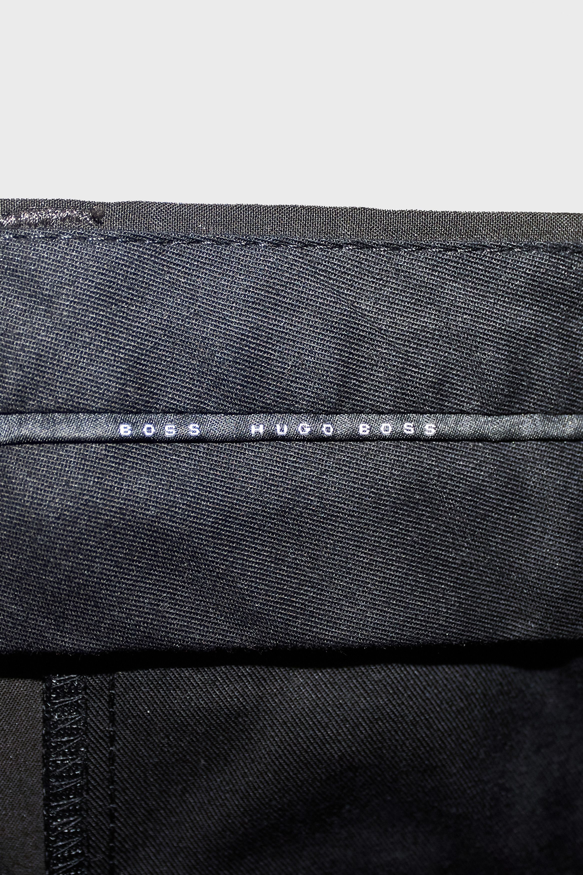 Hugo Boss Hugo Boss Mens dress wool black pants trousers Size US 34 / EU 50 - 12 Thumbnail