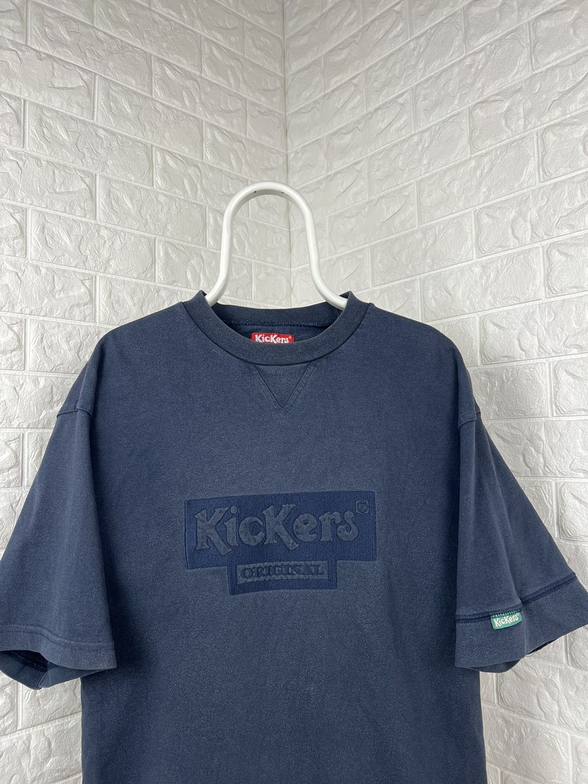 Kickers × Vintage Vintage Kickers big logo Faded Shirt Size US XL / EU 56 / 4 - 2 Thumbnail