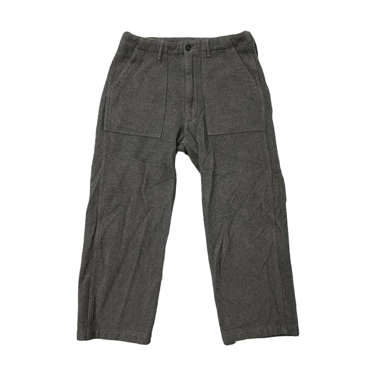 image of 90’S Danton Vetements De Travail Wool Baggy Pants in Grey, Men's (Size 30)