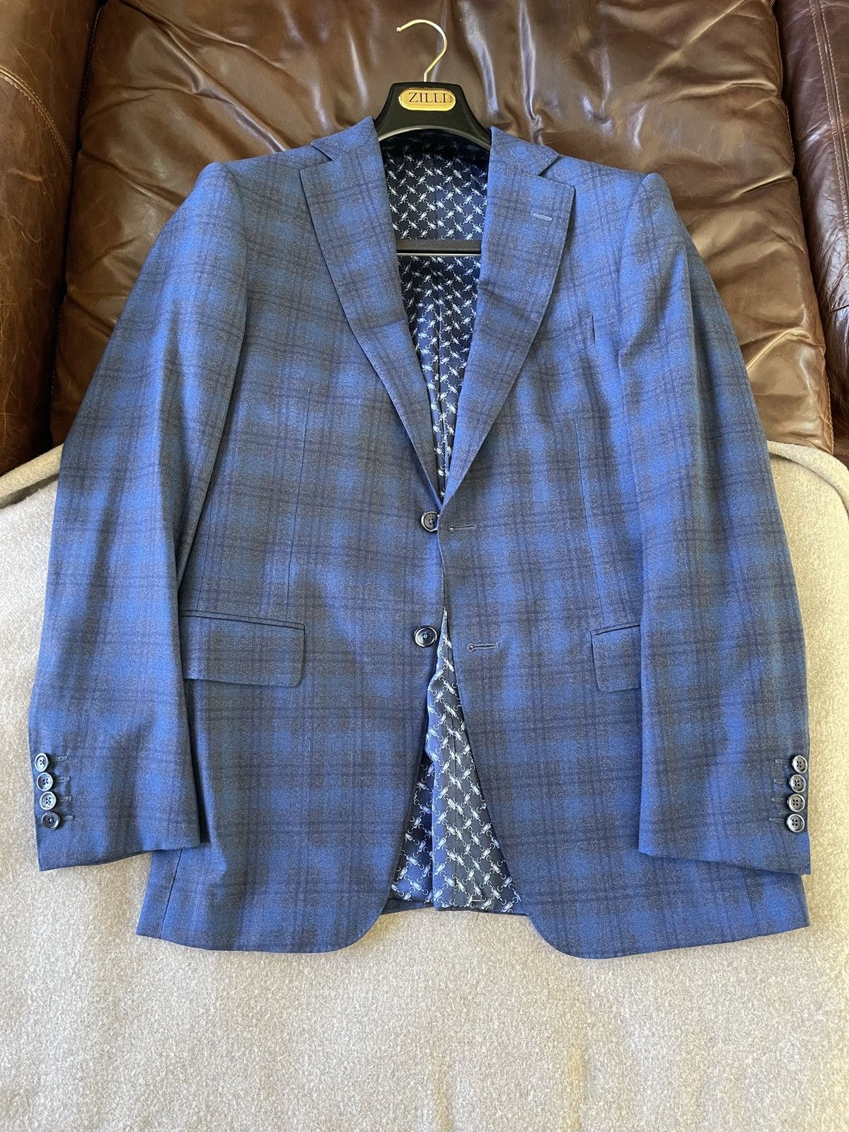 Zilli Zilli 100% wool scabal 48R/38R sports coat | Grailed