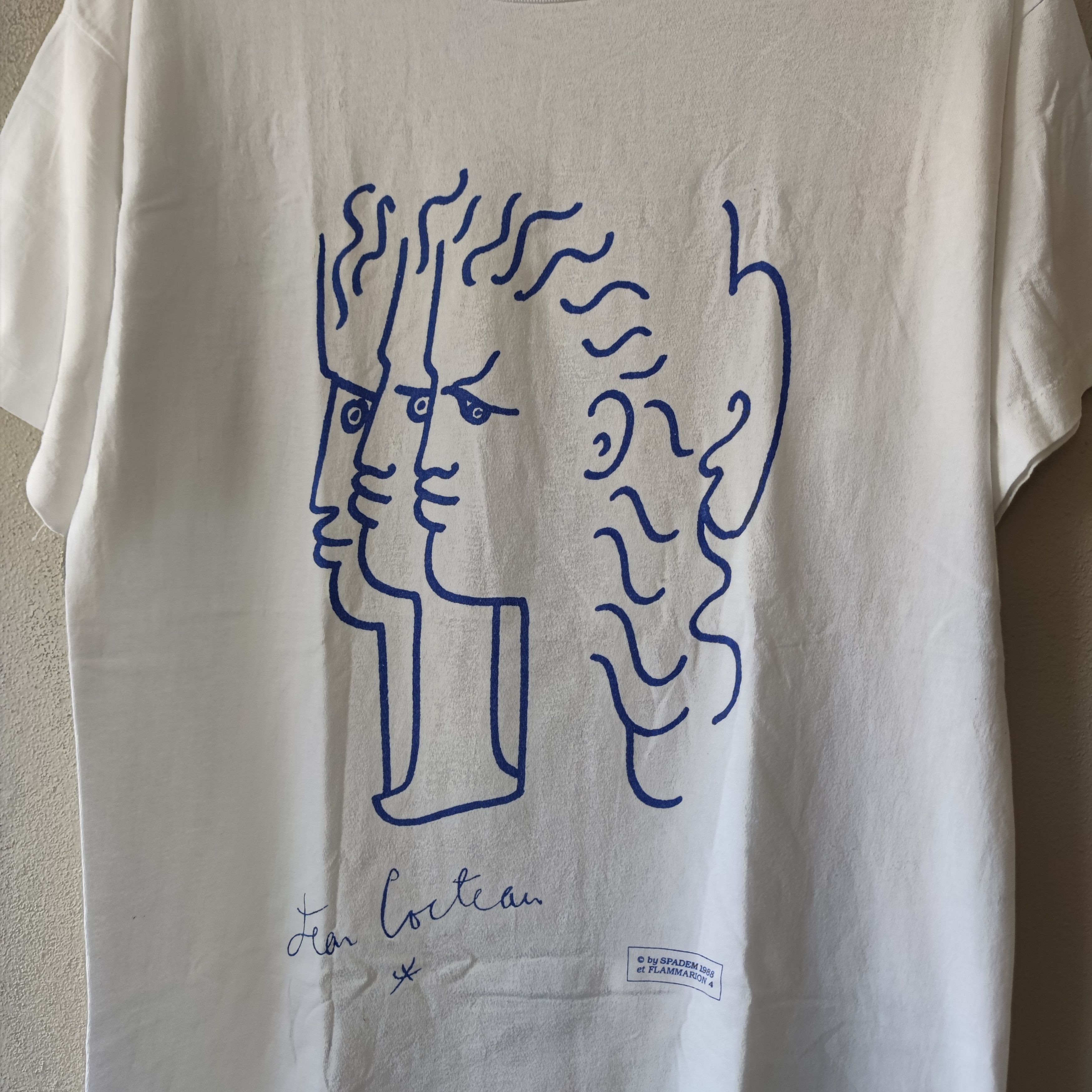 Vintage 1988 JEAN COCTEAU BY SPADEM ET FLAMMARION 4 XL FITS M Size US M / EU 48-50 / 2 - 2 Thumbnail