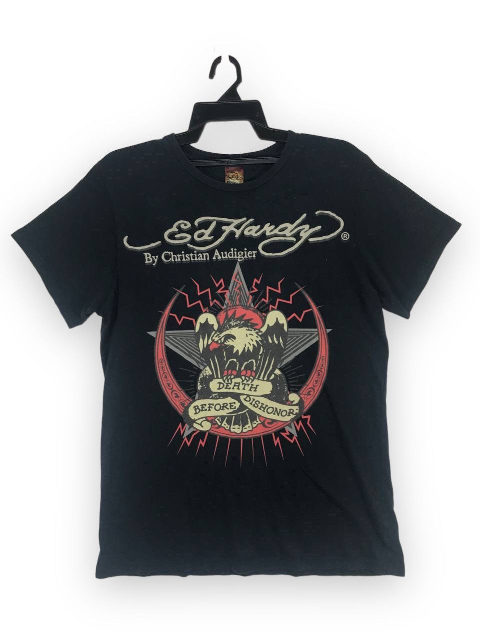 Ed Hardy Rare Design eagle death before dishonor Size US L / EU 52-54 / 3 - 1 Thumbnail