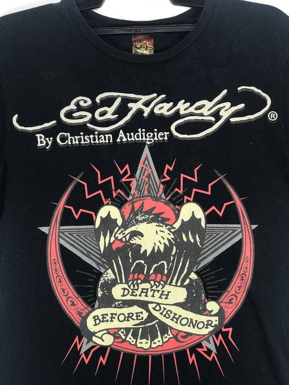 Ed Hardy Rare Design eagle death before dishonor Size US L / EU 52-54 / 3 - 2 Thumbnail