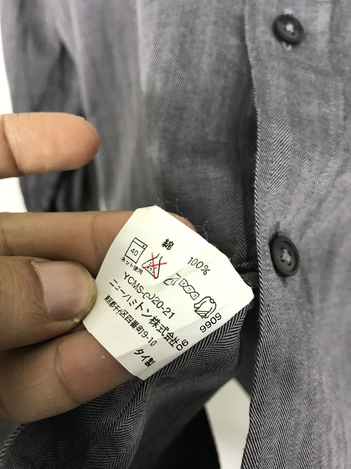 SACSNY Y’SACCS BY YOHJI YAMAMOTO Y’s AAR CASUAL SHIRT POCKET