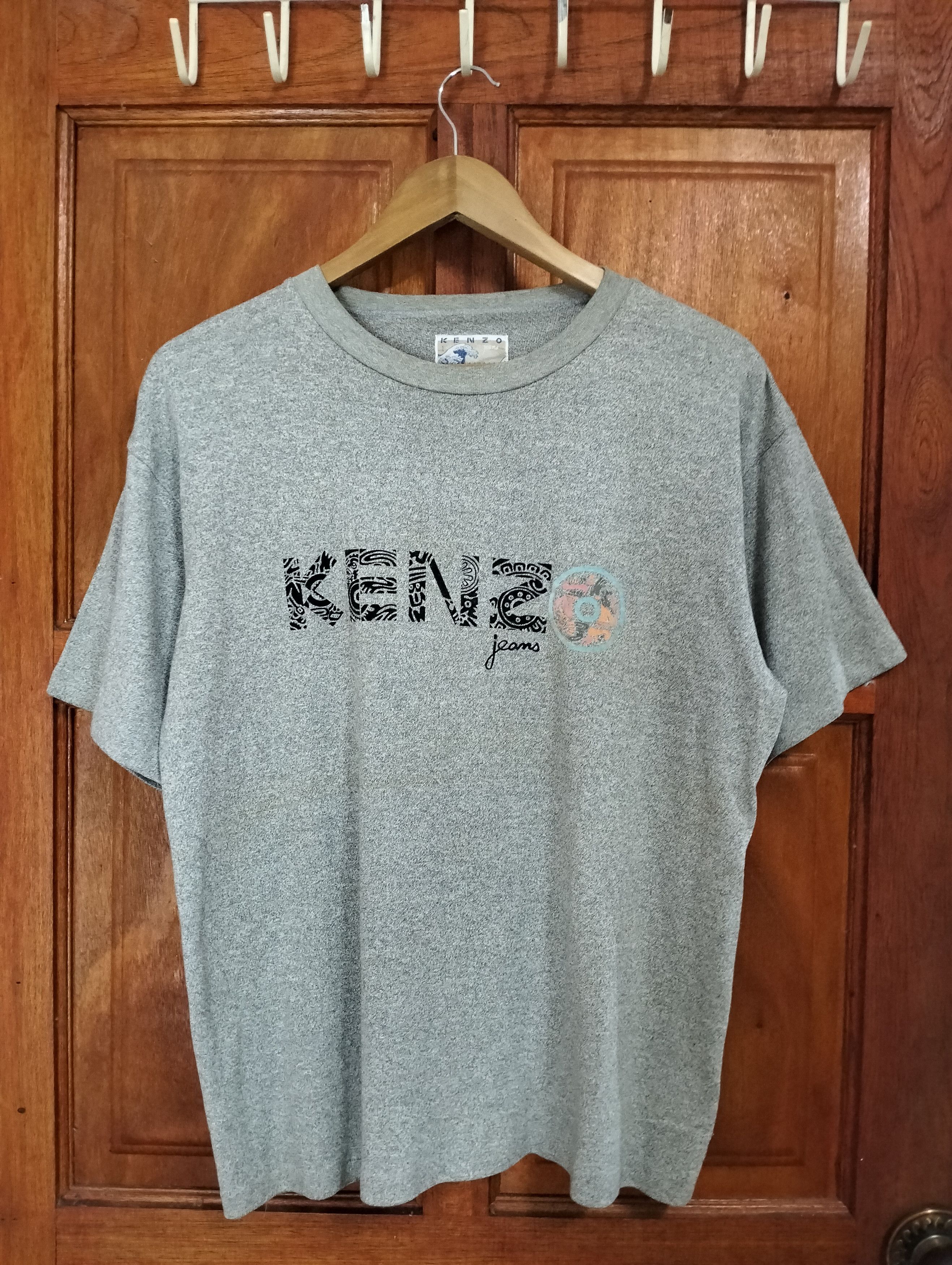 Japanese Brand × Kenzo Vintage Kenzo Jeans Shirt Streetwear Japanese Brand Size US L / EU 52-54 / 3 - 1 Thumbnail