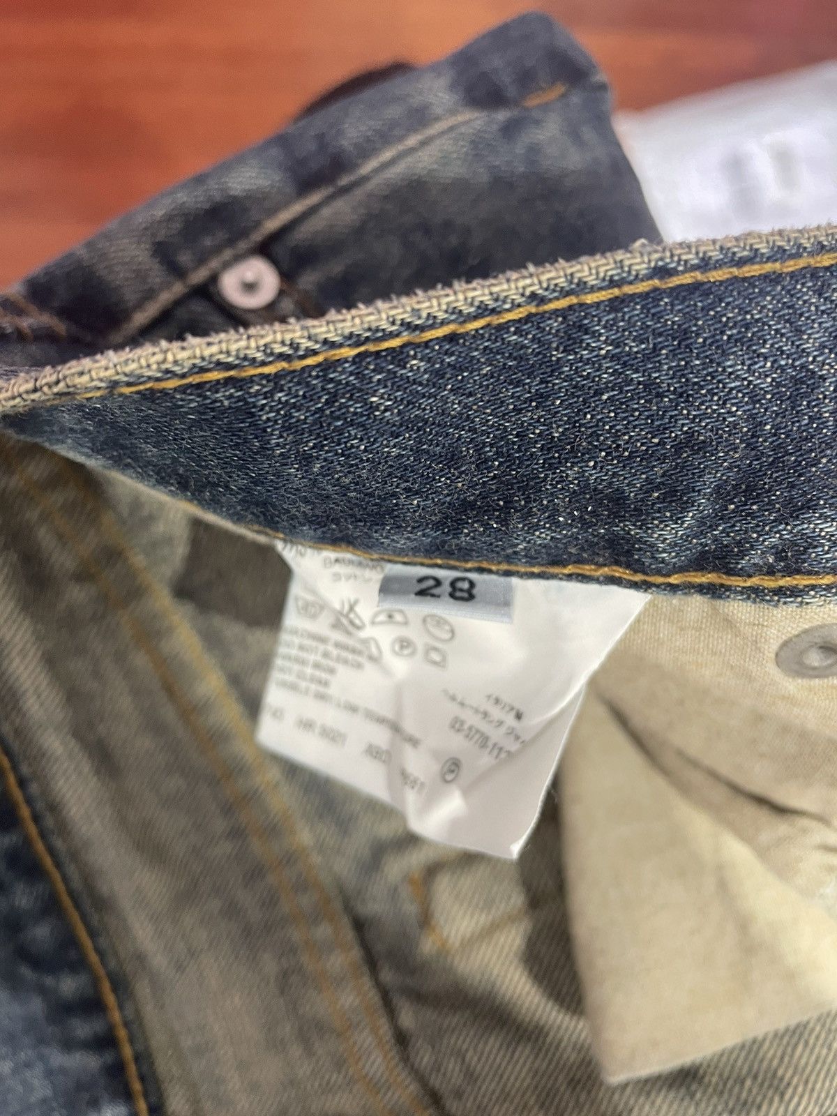 Helmut Lang × Vintage Helmut Lang Vintage Low Waist Boot Cut Denim Pants Size US 28 / EU 44 - 4 Thumbnail