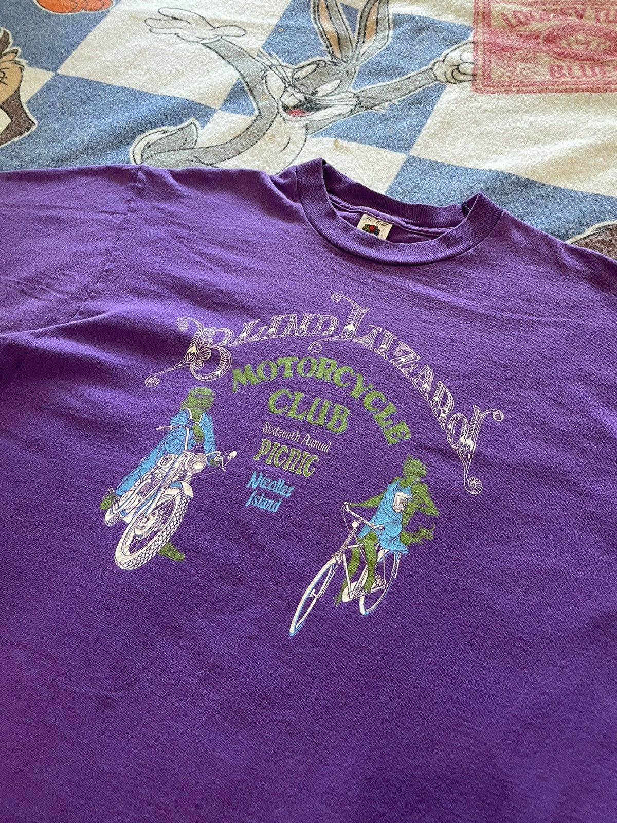 Vintage Vintage biker tee Size US XL / EU 56 / 4 - 2 Thumbnail