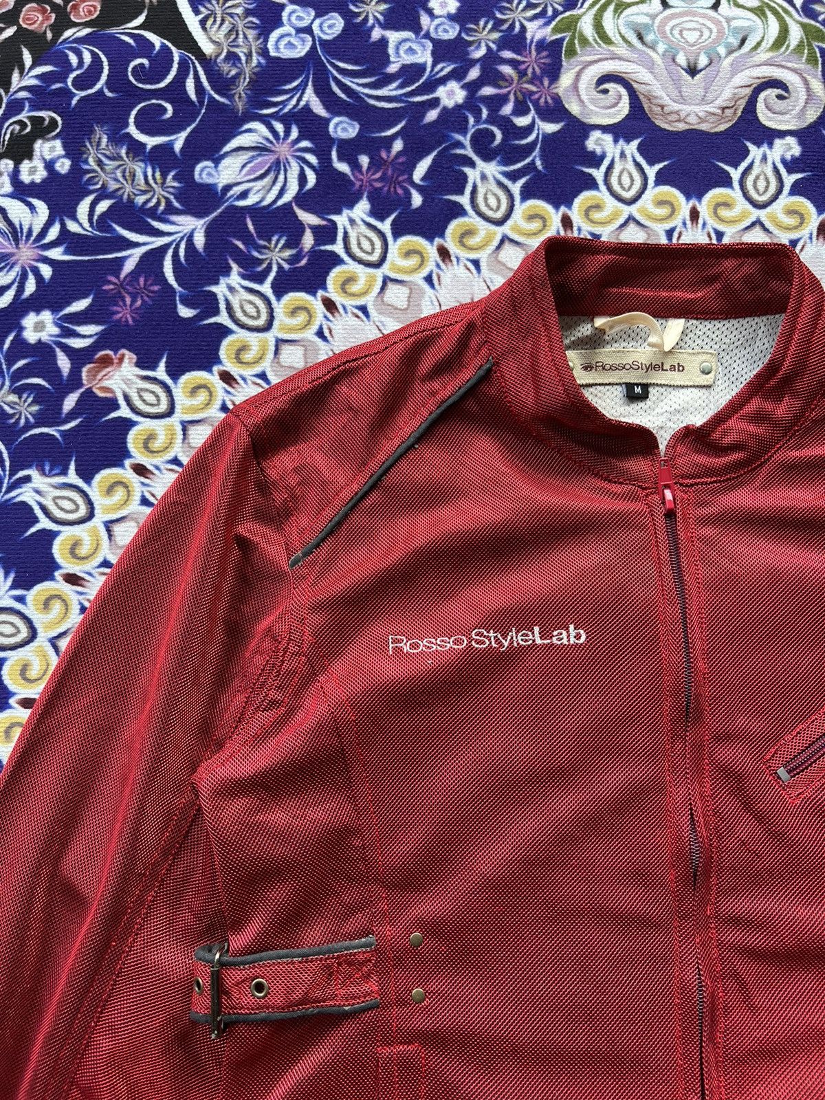 Japanese Brand Vintage Rosso StyleLab Biker Jacket Size S / US 4 / IT 40 - 5 Thumbnail