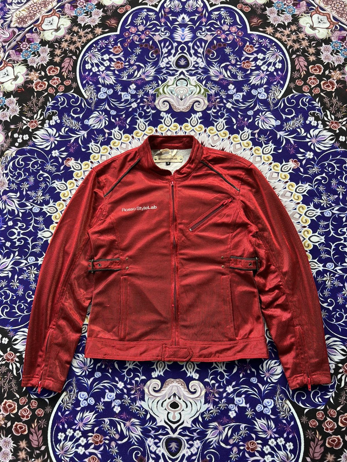 Japanese Brand Vintage Rosso StyleLab Biker Jacket Size S / US 4 / IT 40 - 1 Thumbnail