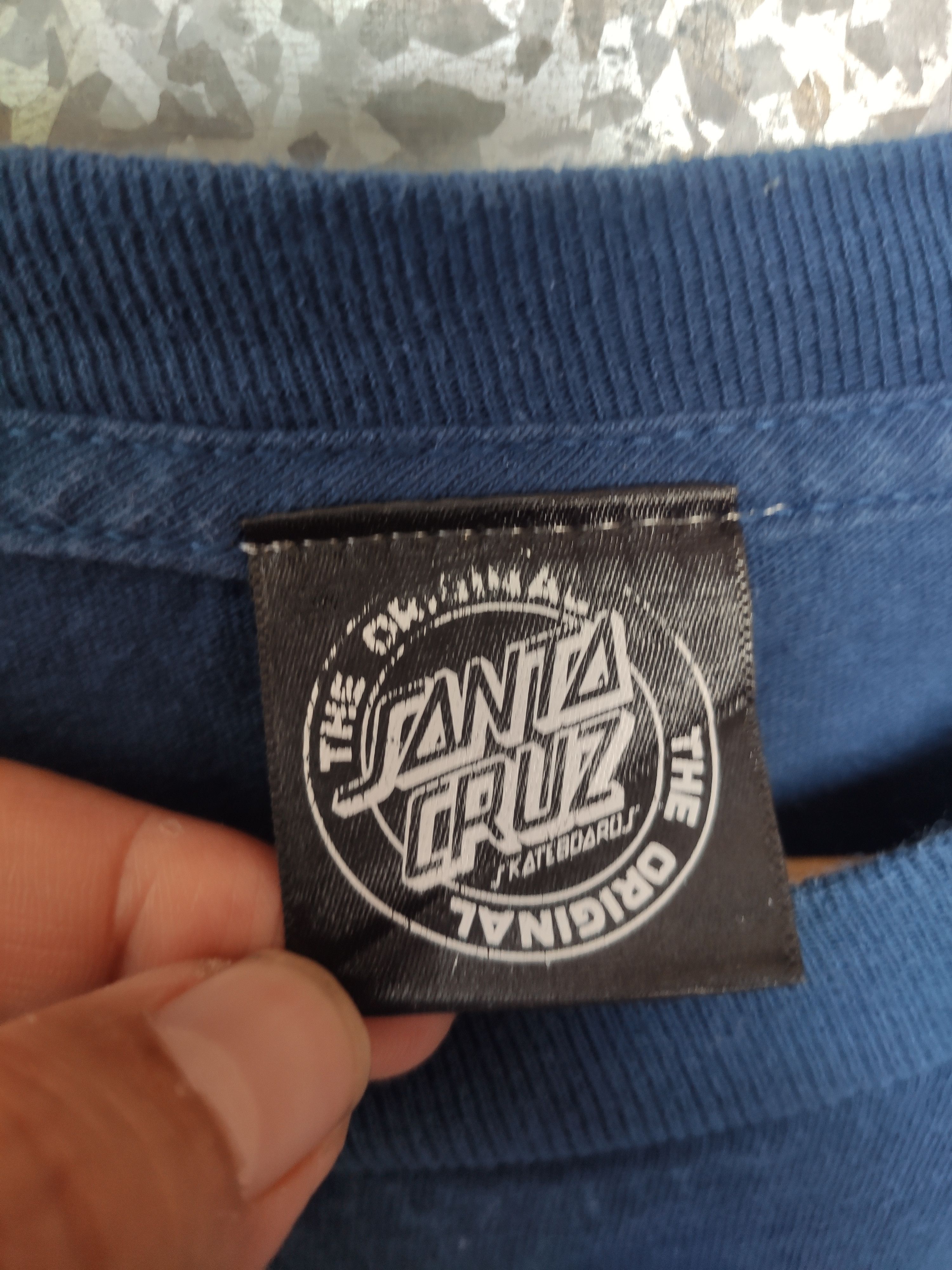 Santa Cruz Skateboards 🔥 Vintage Santa Cruz t shirt big logo Size US L / EU 52-54 / 3 - 3 Thumbnail