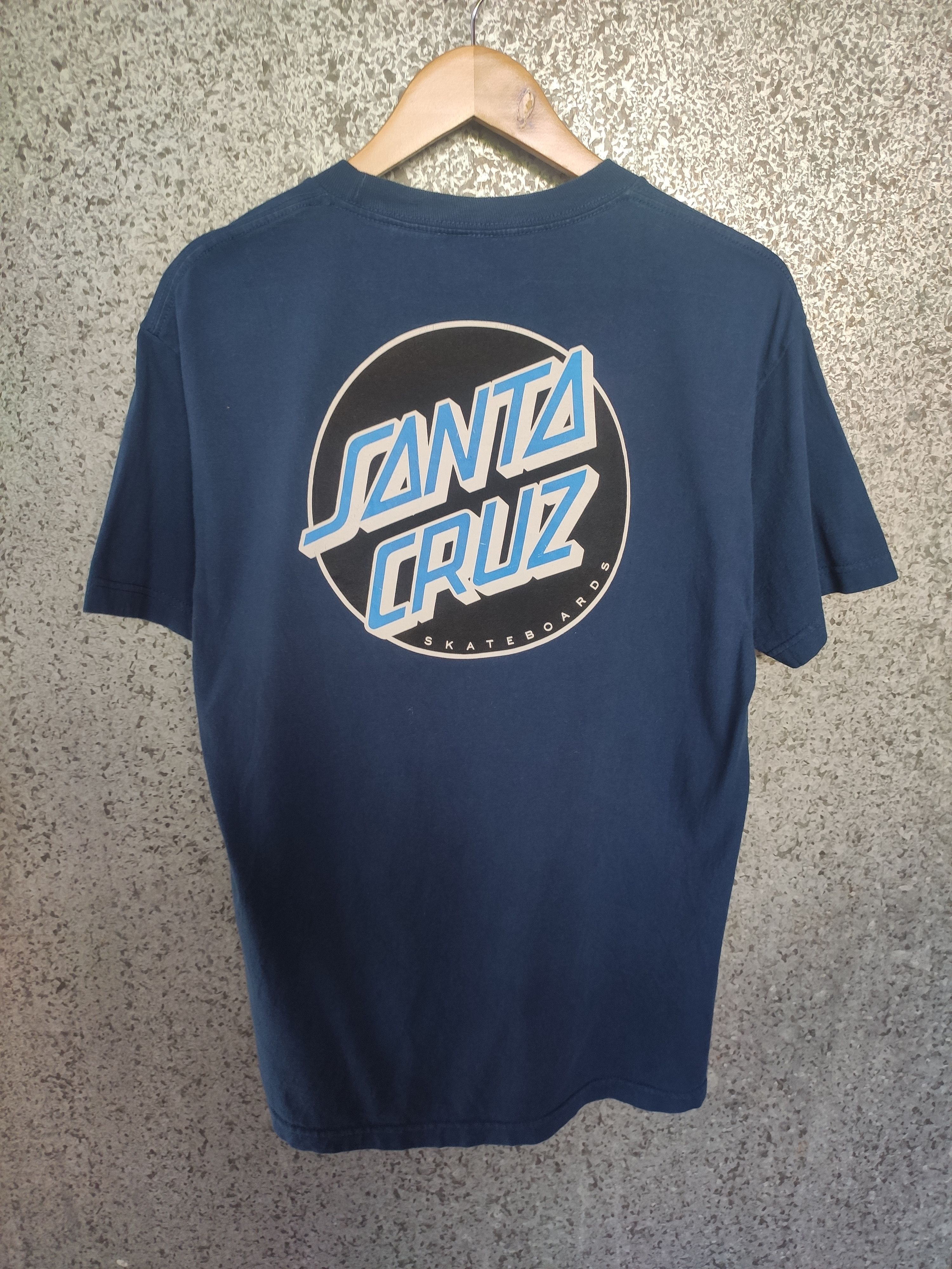 Santa Cruz Skateboards 🔥 Vintage Santa Cruz t shirt big logo Size US L / EU 52-54 / 3 - 2 Thumbnail