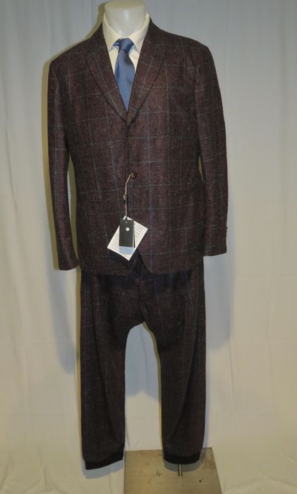 Giorgio Armani Black Label Ginza Cashmere Blend 3 Button Suit 48R