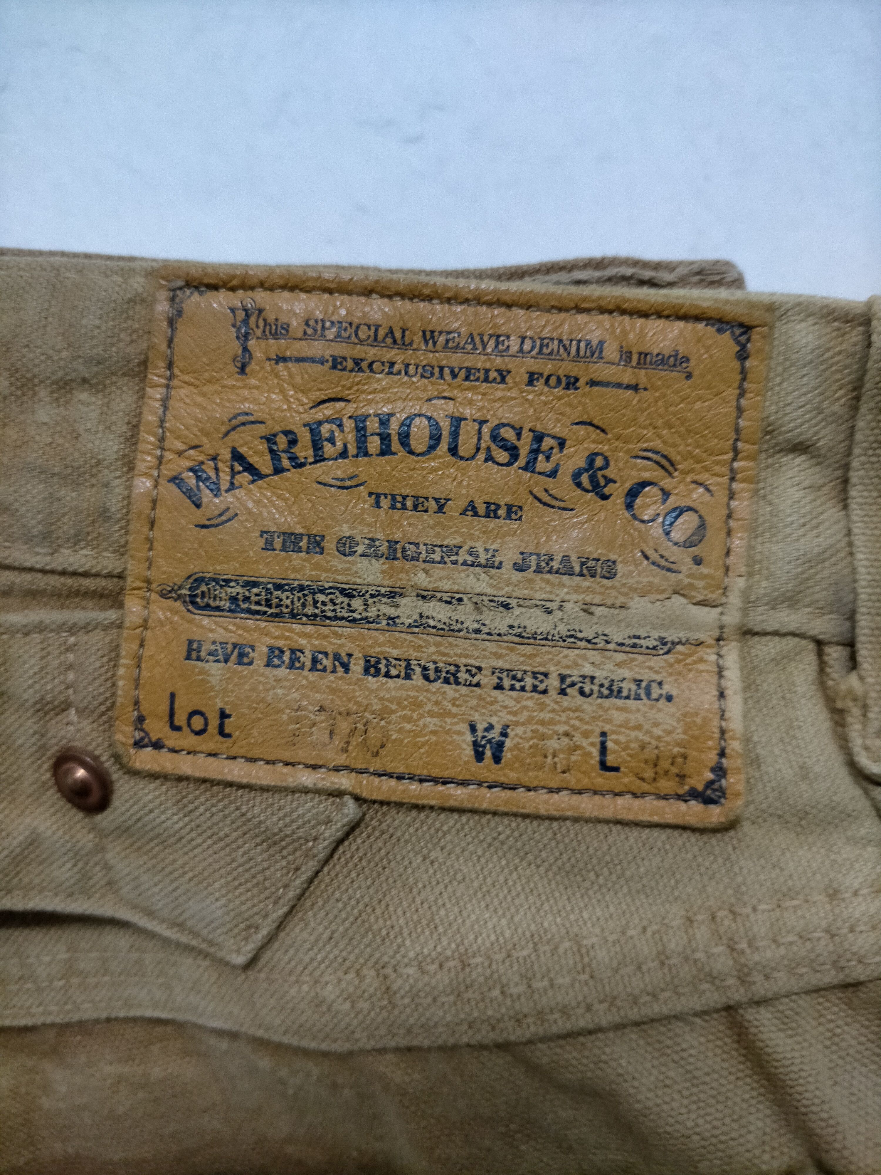 Japanese Brand Warehouse &Co Carpenter x Worker Pants Size US 30 / EU 46 - 19 Thumbnail