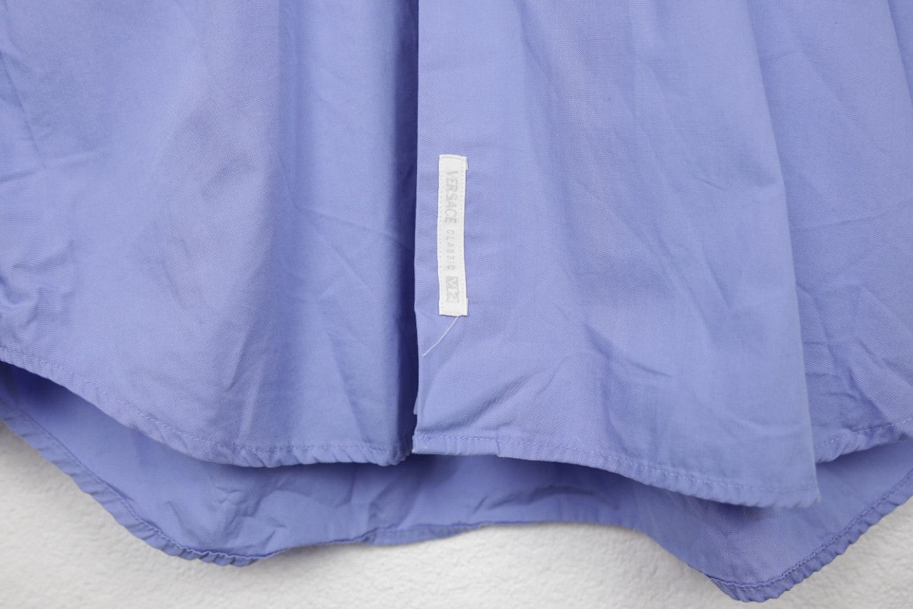 Versace × Versace Jeans Couture Vintage Versace Classic V2 Navy Dress Classic Formal Shirt Size US XL / EU 56 / 4 - 4 Thumbnail