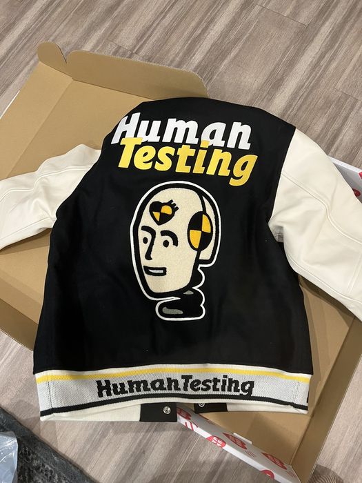 Human Testing Jacket  Nigo Asap Rocky Varsity Jacket - HJacket