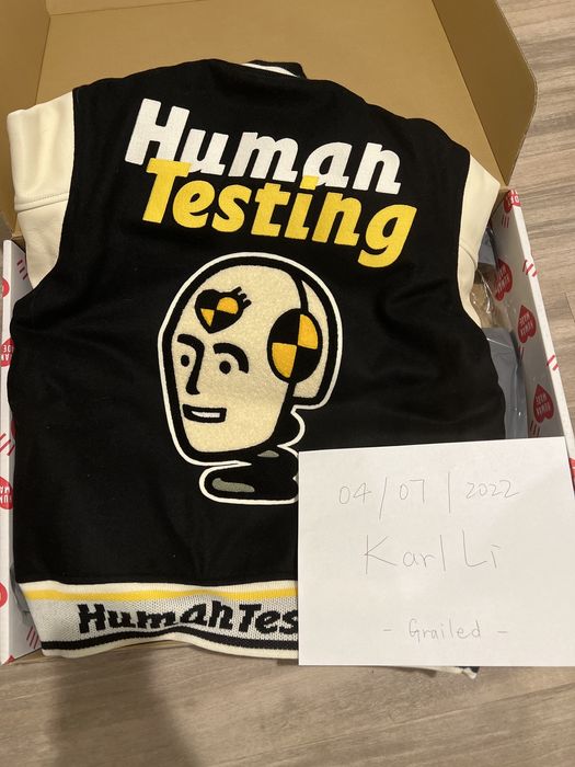 Human Made x Asap Rocky Human Testing Varsity Jacket