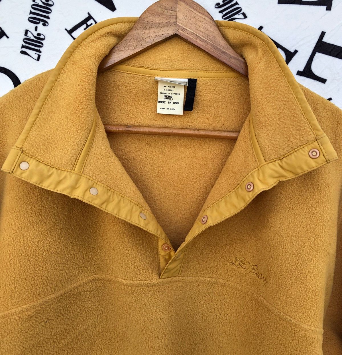 L.L. Bean 🔥Vintage L.L.Bean Fleece Sweat Half Button Size US S / EU 44-46 / 1 - 4 Thumbnail