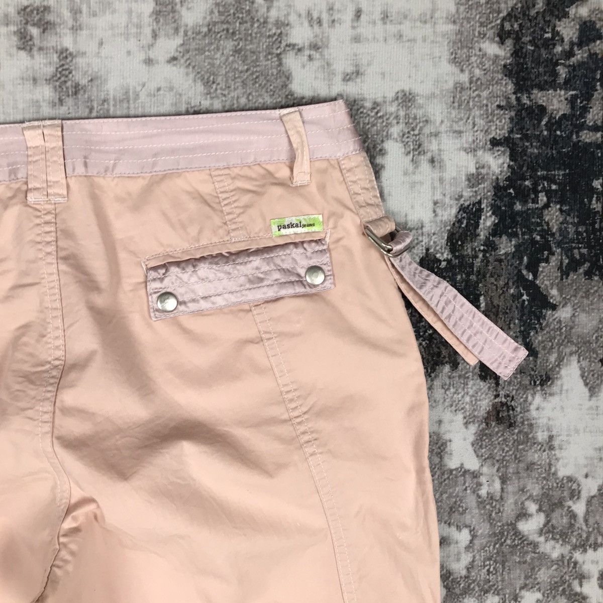 Designer × Japanese Brand Vintage Japanese Paskal Jeans Bondage Style Flare Cargo Pant Size 29" - 8 Thumbnail
