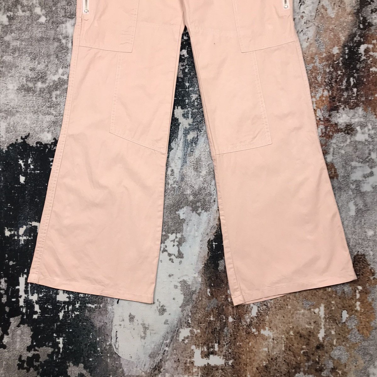 Designer × Japanese Brand Vintage Japanese Paskal Jeans Bondage Style Flare Cargo Pant Size 29" - 5 Thumbnail