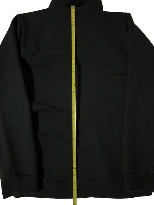 Vetements Vetements AW18 Misplaced Skull Hoodie Black | Grailed