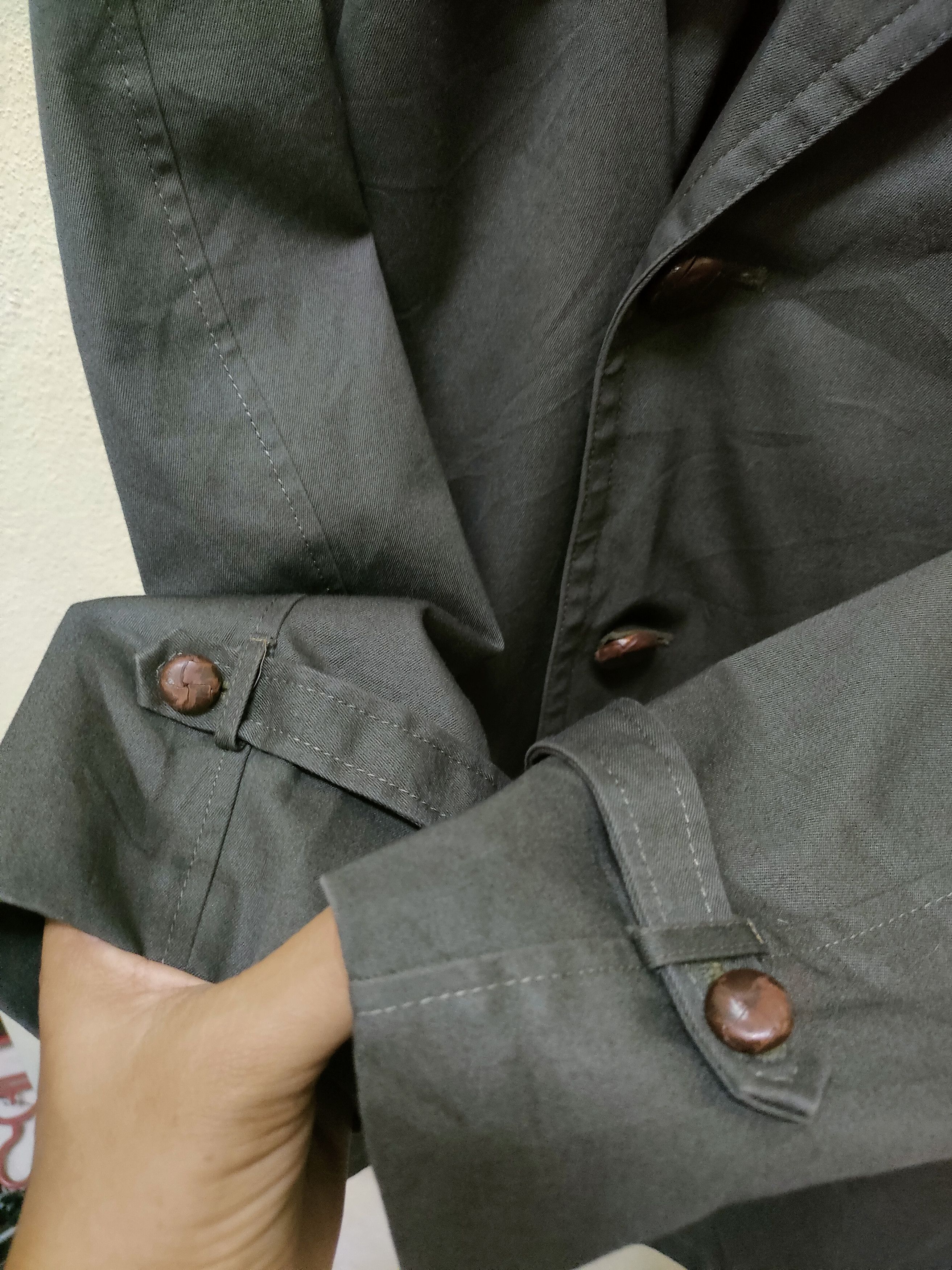 Vintage Mandarin Duck Weatherproof Trench Coat