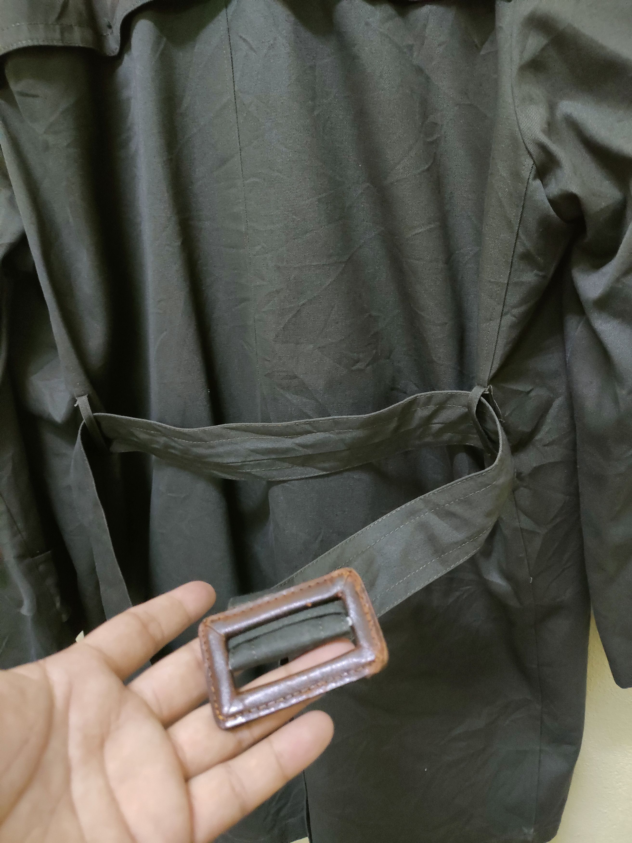 Vintage Mandarin Duck Weatherproof Trench Coat