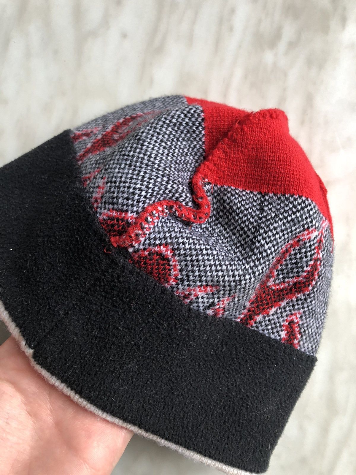 Vintage Flame Y2K 2000s Inspired Fire Beanie Hat Size ONE SIZE - 8 Thumbnail