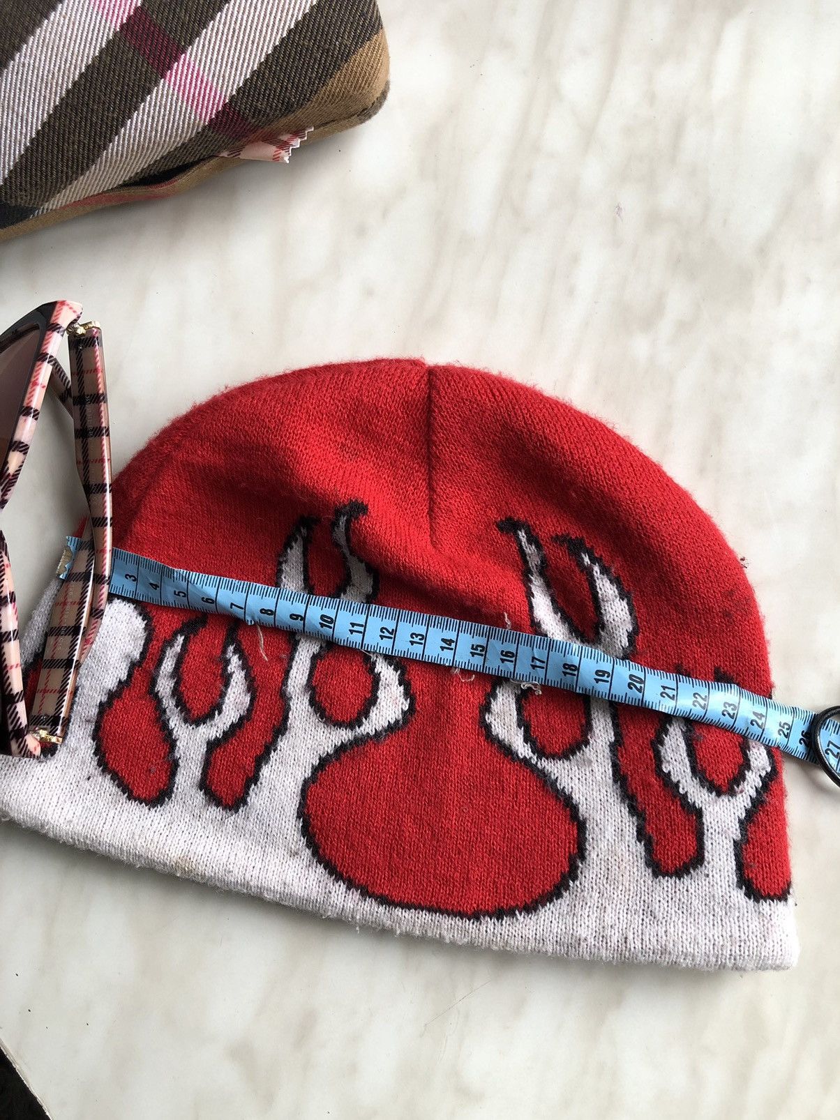 Vintage Flame Y2K 2000s Inspired Fire Beanie Hat Size ONE SIZE - 5 Thumbnail