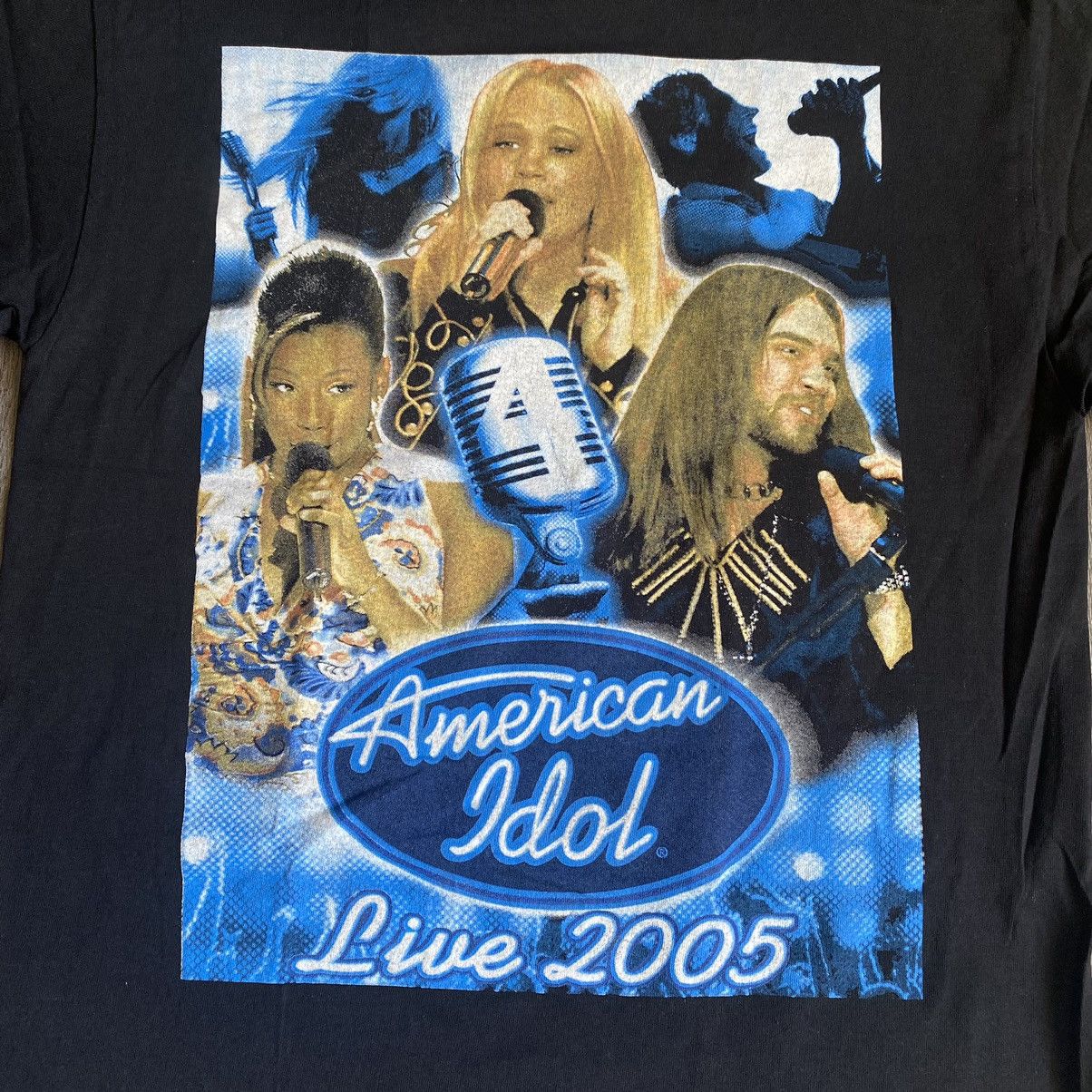 Band Tees Vintage 2000s American Idol Live Tour Graphic Band Tee Shirt Size US M / EU 48-50 / 2 - 3 Thumbnail