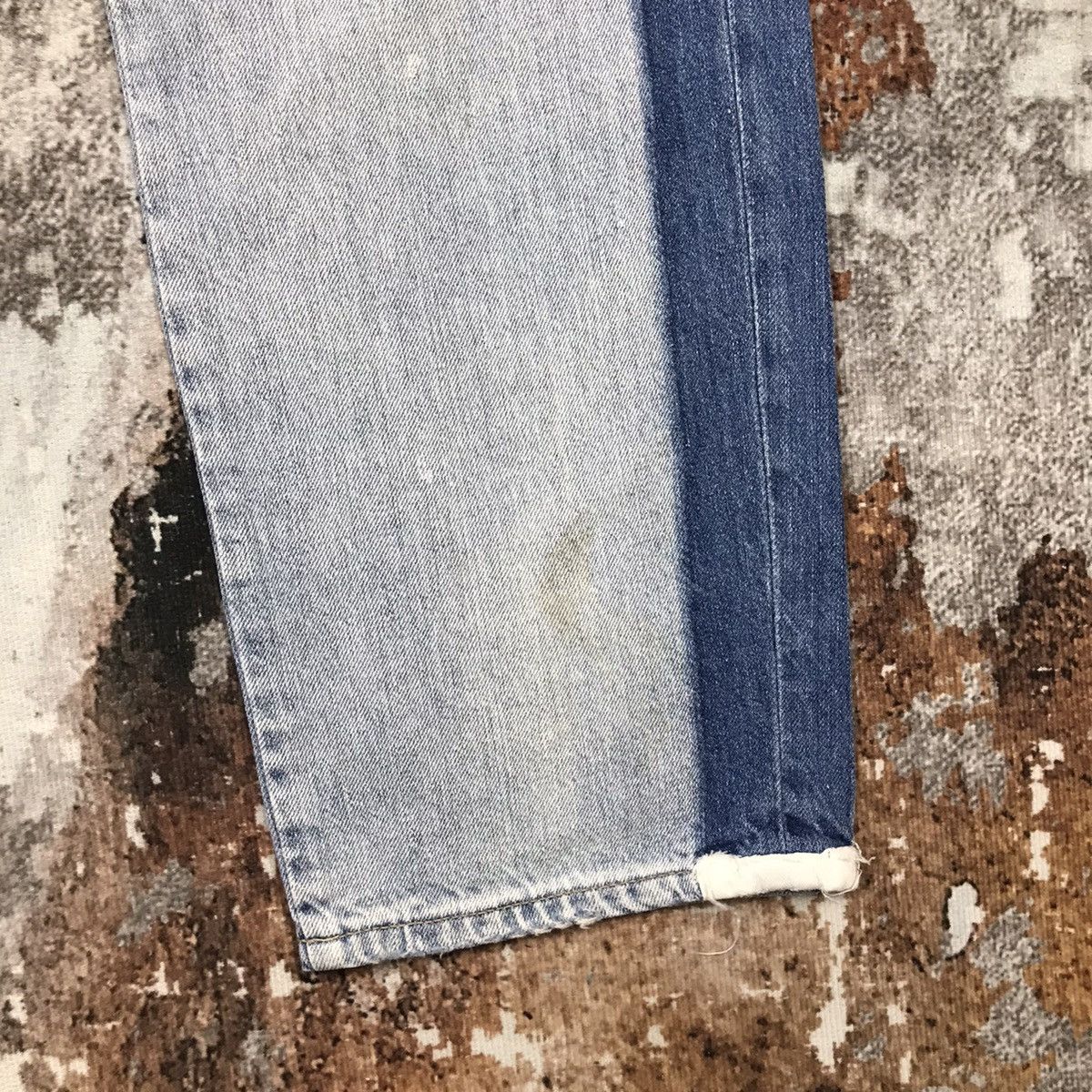 Global Work × Japanese Brand Japanese Global Work high Waist Distressed Design Denim Jean Size 32" / US 10 / IT 46 - 7 Thumbnail